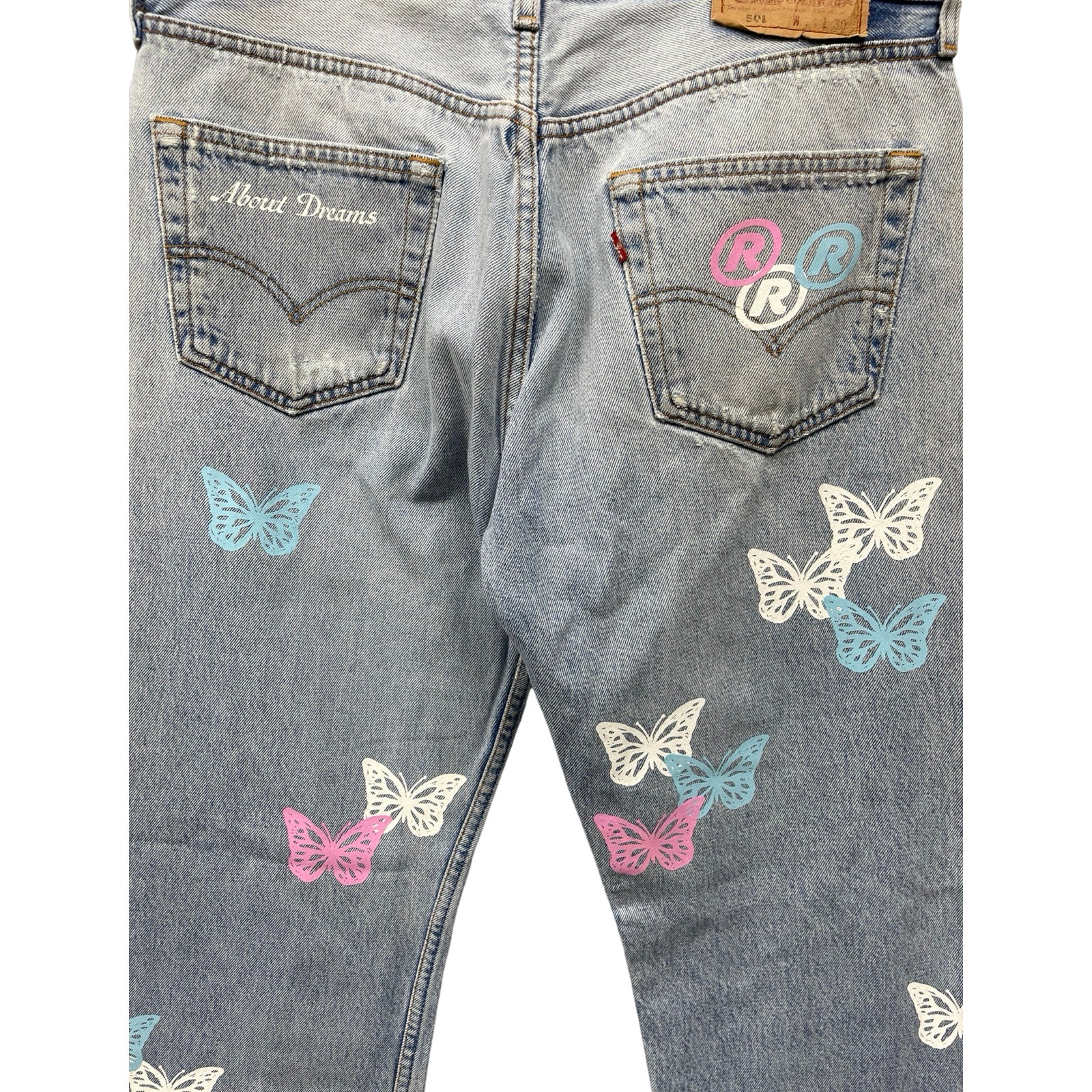 ABOUT DREAMS Butterfly Jeans Size W34 L30
