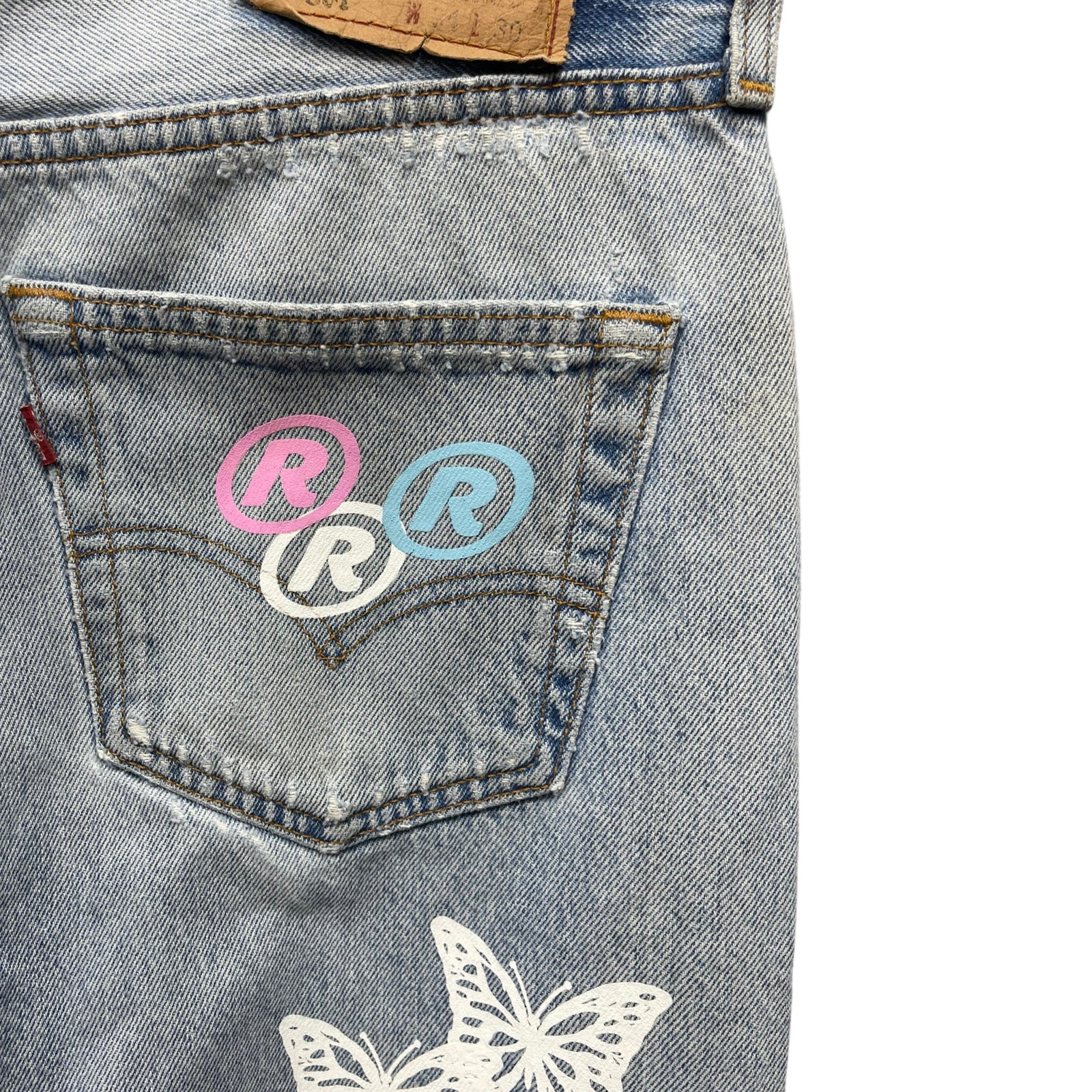 ABOUT DREAMS Butterfly Jeans Size W34 L30