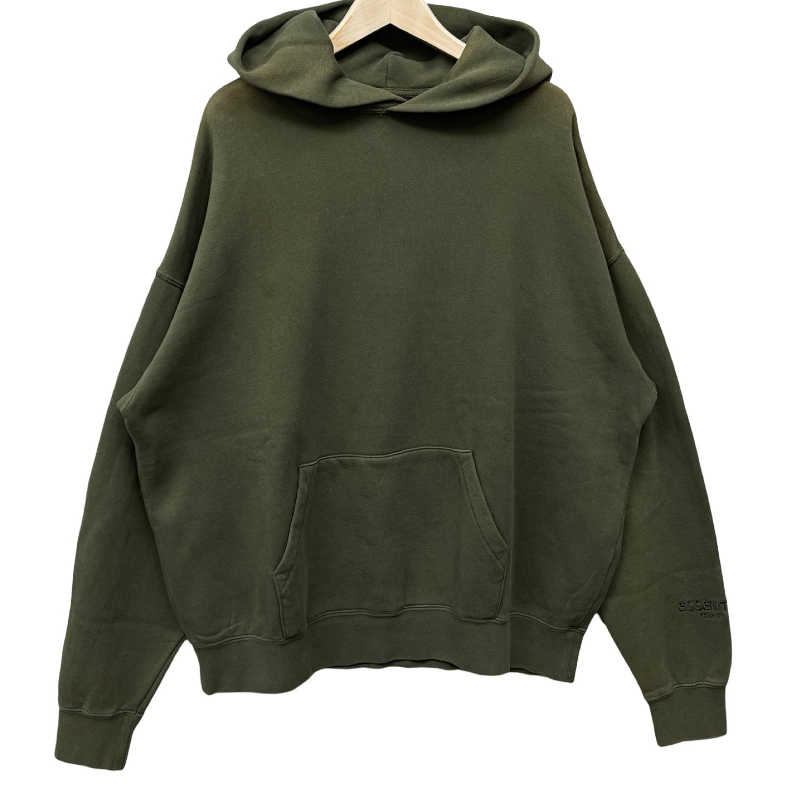 ESSENTIALS×FEAR OF GOD Logo Pullover Hoodie Size L