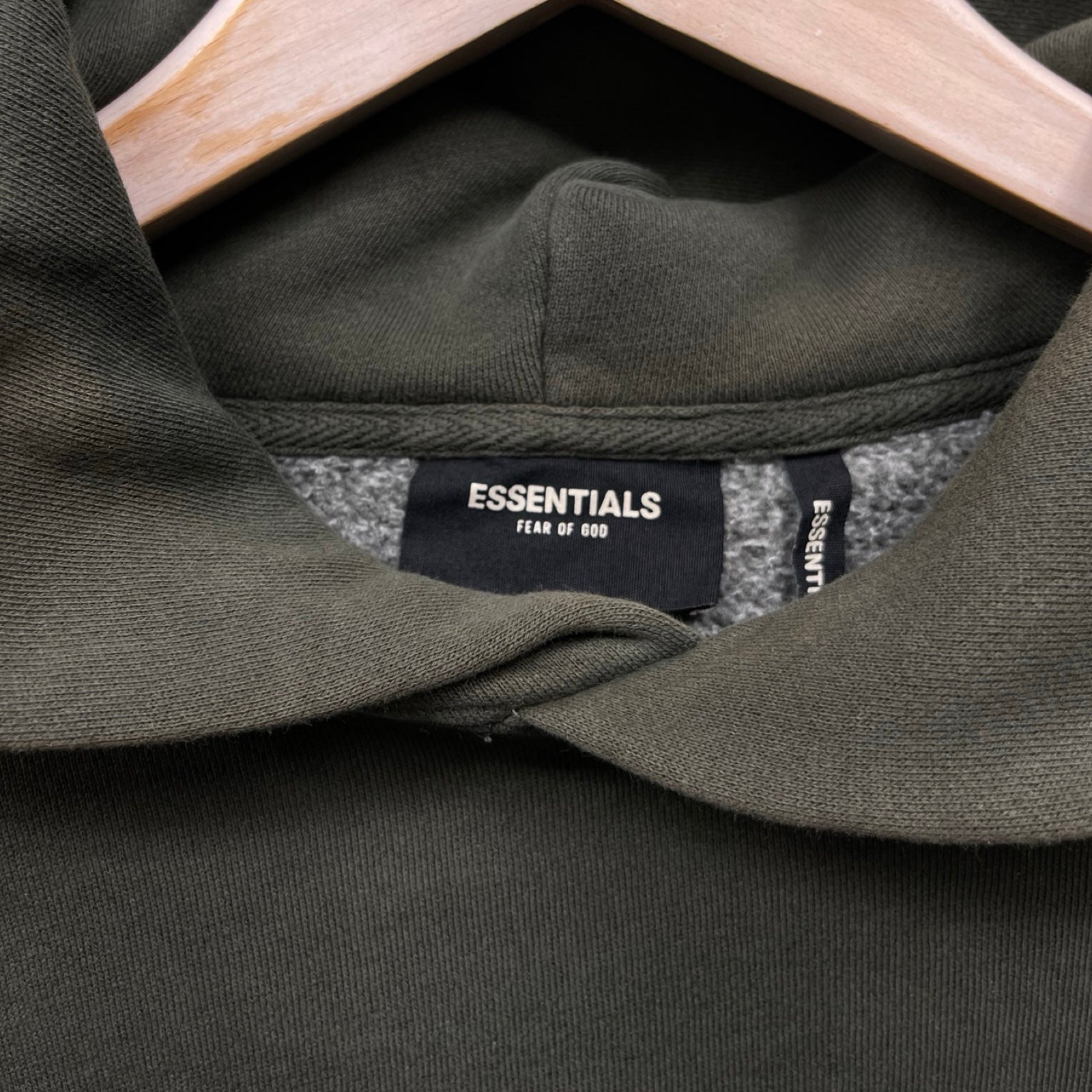 ESSENTIALS×FEAR OF GOD Logo Pullover Hoodie Size L