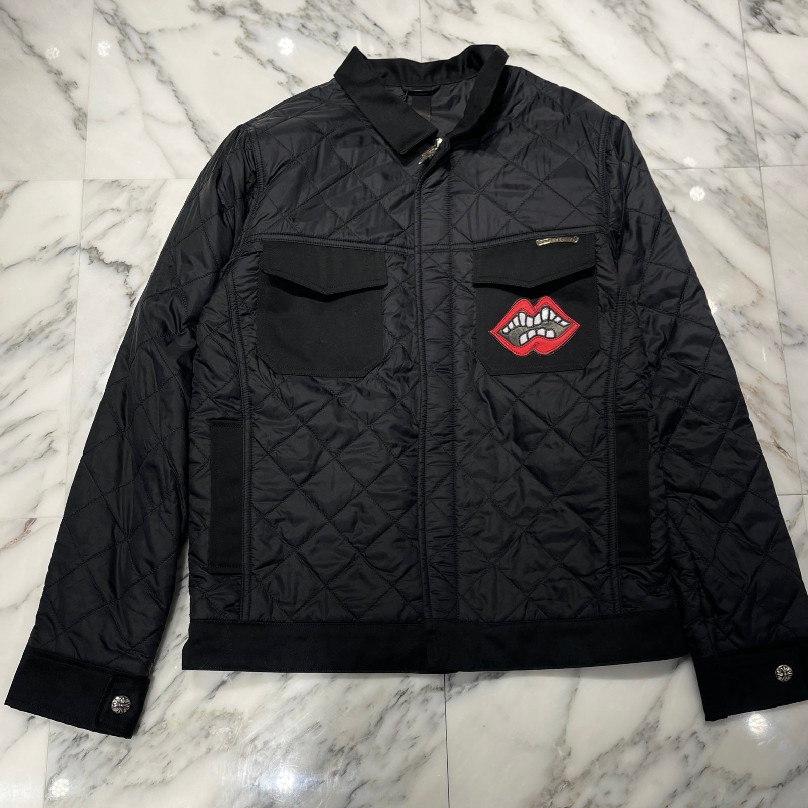 CHROME HEART × MATTY BOY CHOMPER Quilting Nylon Jacket Size M