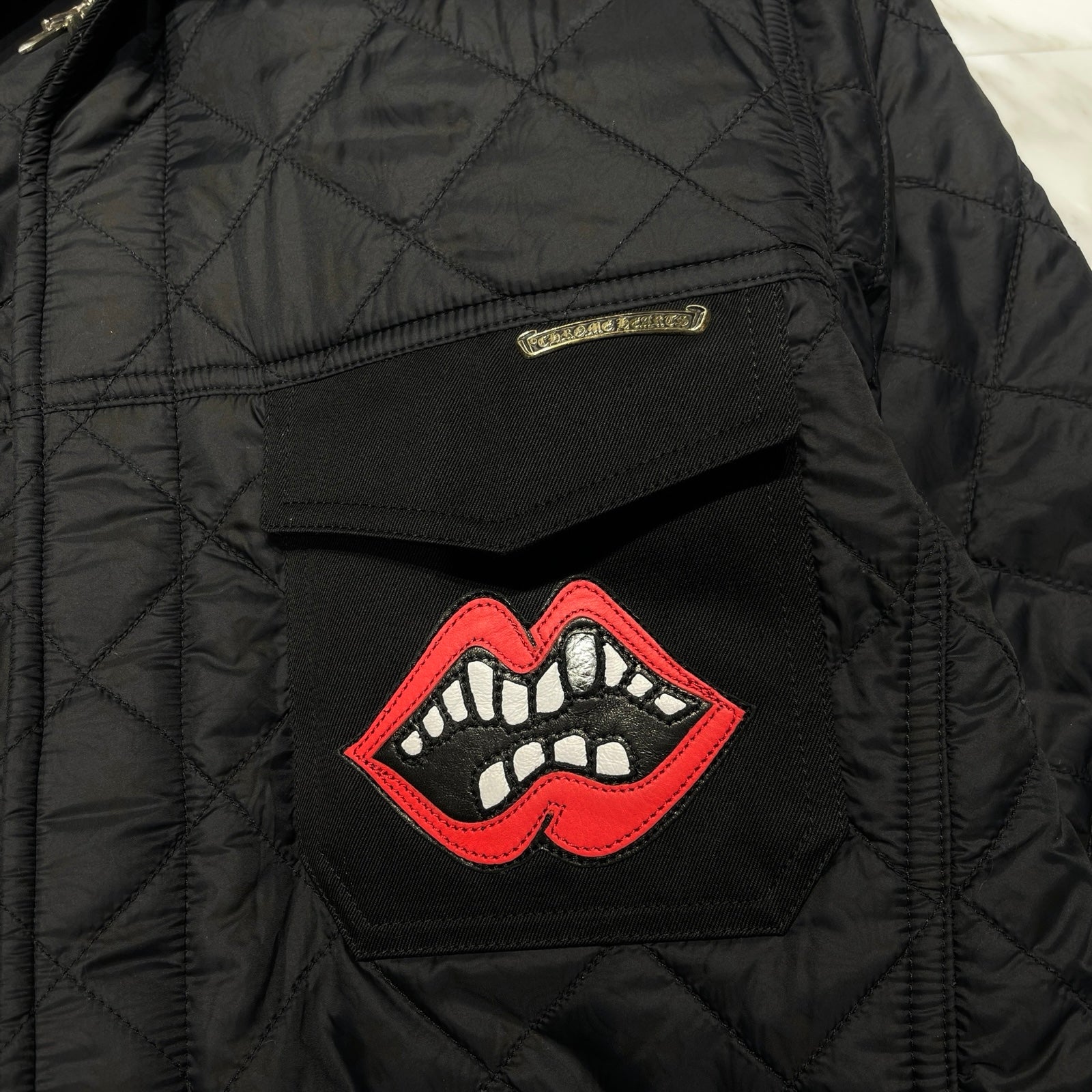 CHROME HEART × MATTY BOY CHOMPER Quilting Nylon Jacket Size M