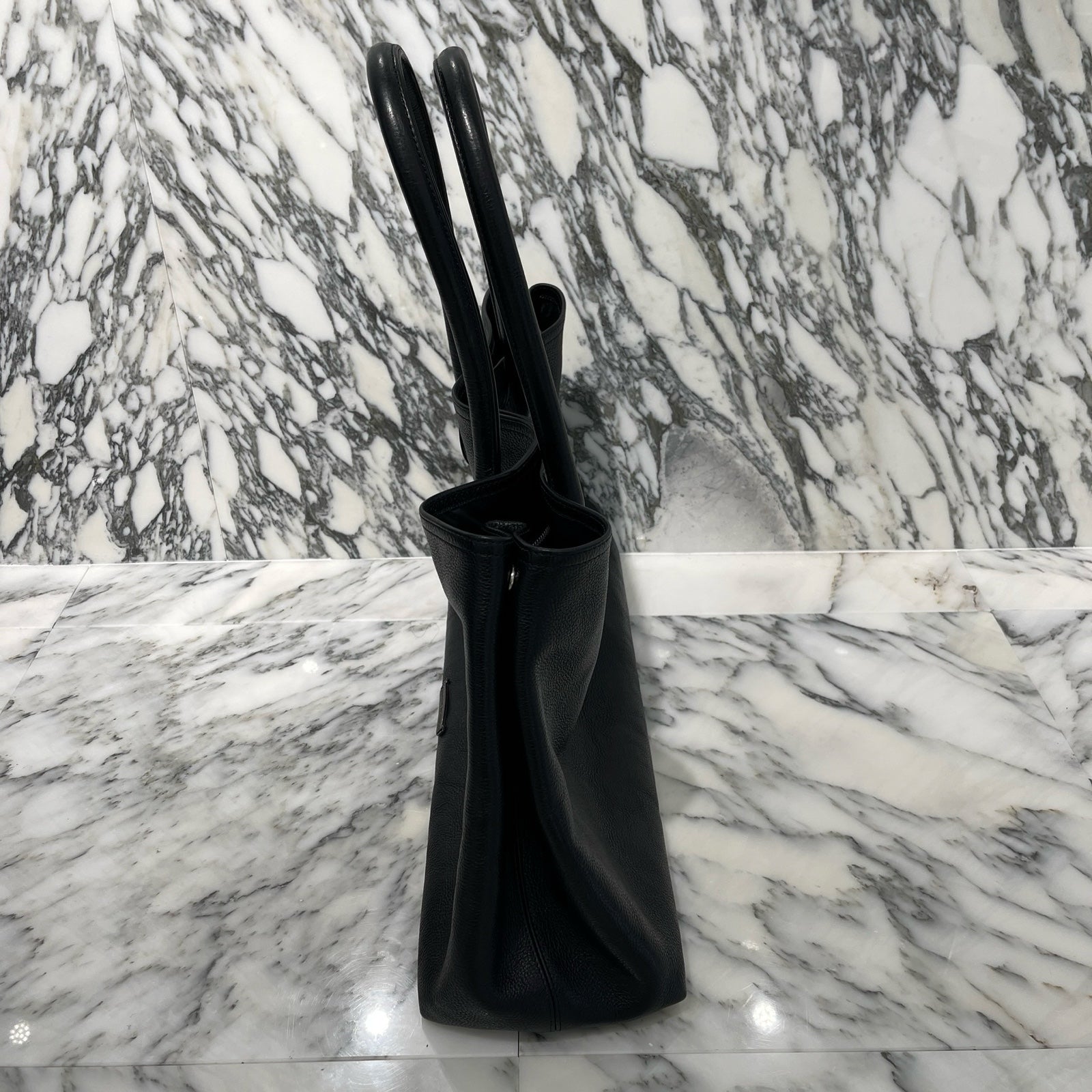 CHROME HEARTS 3 Cemetery Cross Patch Leather Tote Bag クロムハーツ 3セメタリークロス レザーパッチ トートバッグ