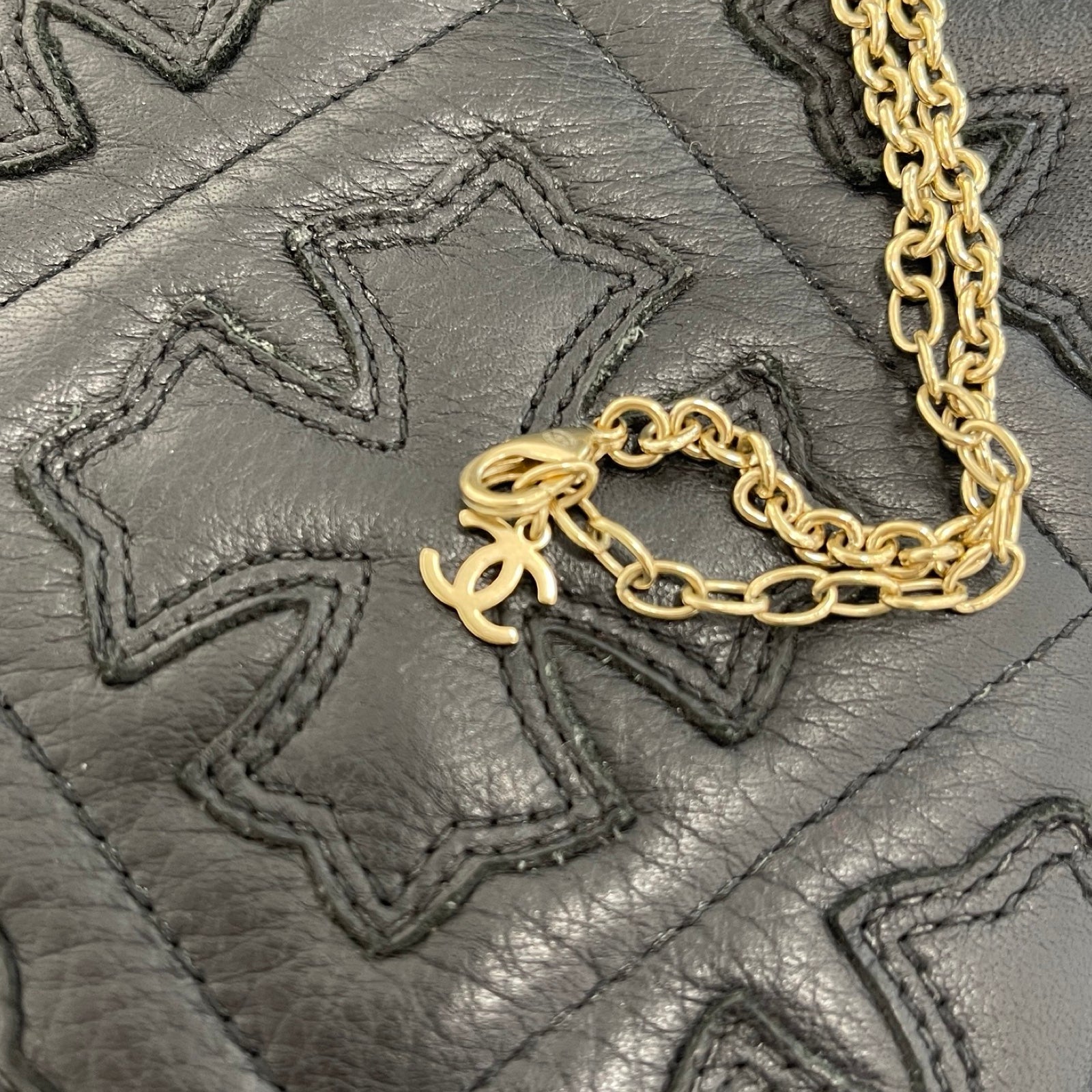 CHANEL 2023SS No.5 Coco Mark Pearl Chain Necklace シャネル No.5 ココマーク パール装飾 チェーンネックレス