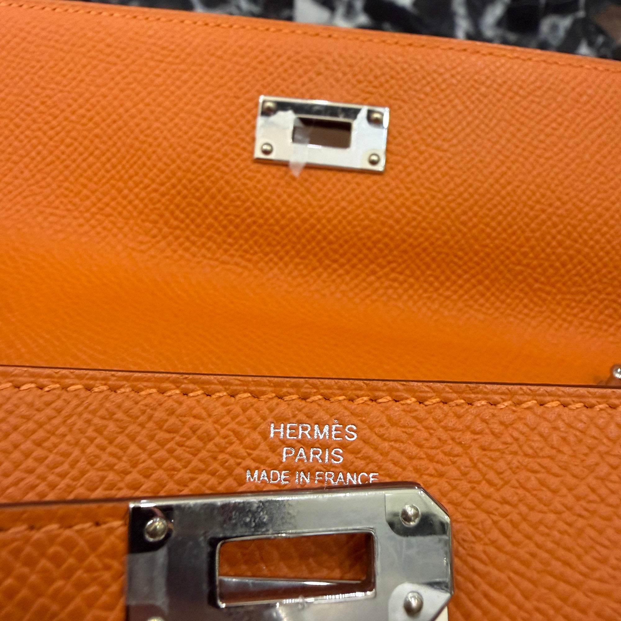 HERMES Kelly To Go Tressage "Orange/Rose Mexico" Long Wallet W刻印 エルメス ケリー トゥー ゴー トレサージュ "オレンジ×ローズメキシコ" ロング ウォレット W刻印
