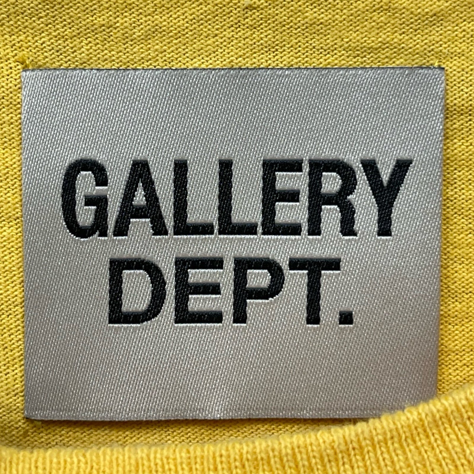 GALLERY DEPT. Fucked Up Logo Tee Gold Size 2XL