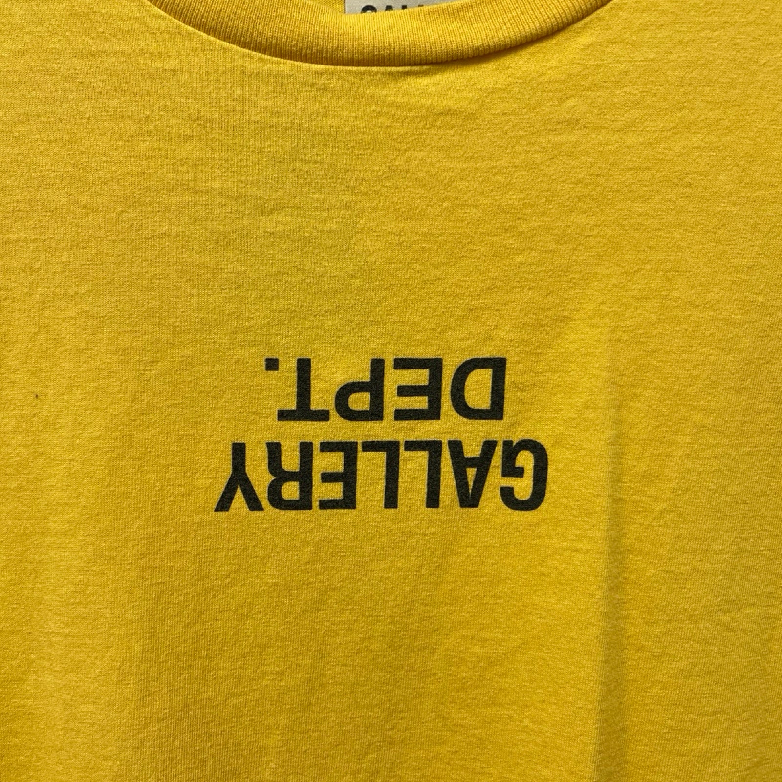 GALLERY DEPT. Fucked Up Logo Tee Gold Size 2XL