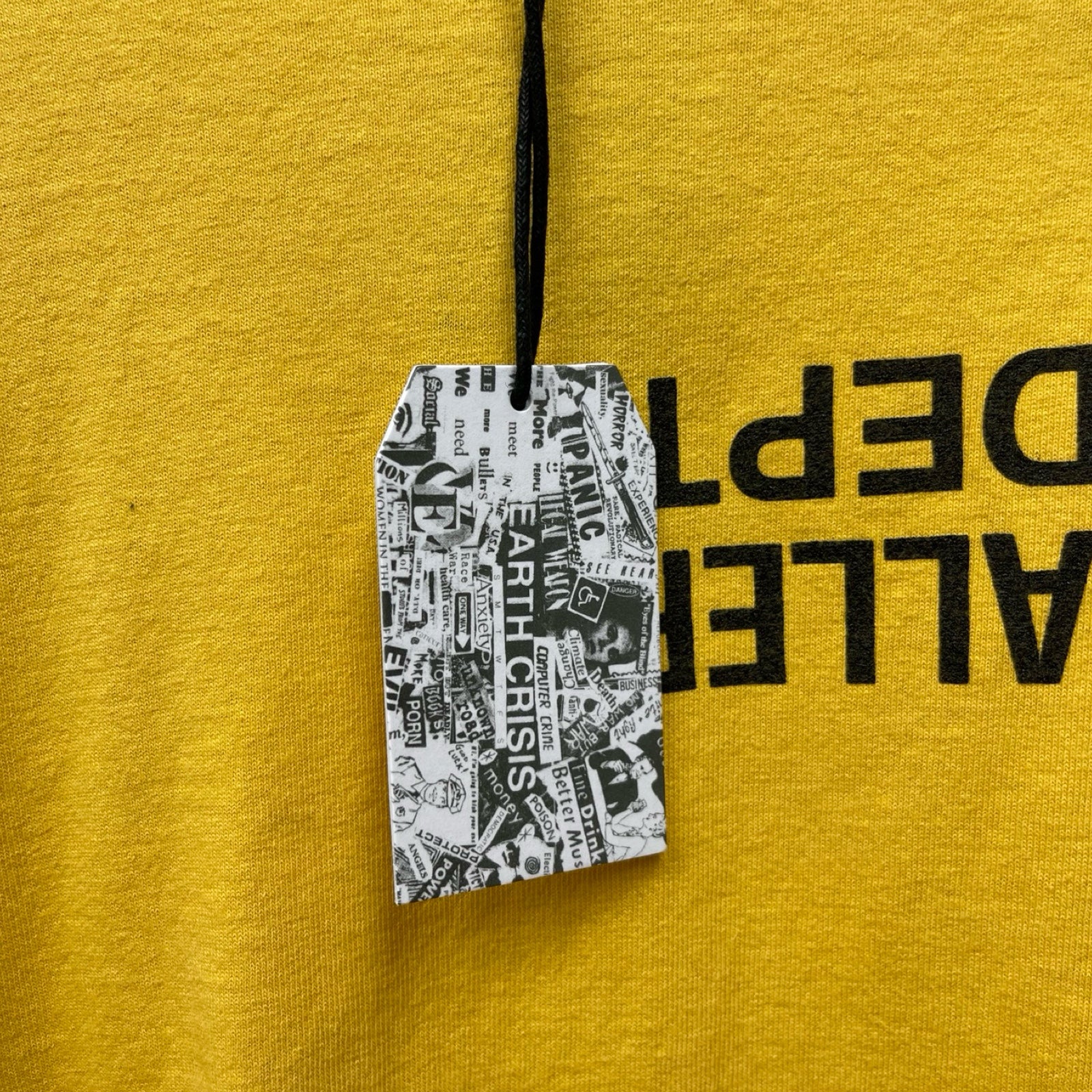 GALLERY DEPT. Fucked Up Logo Tee Gold Size 2XL