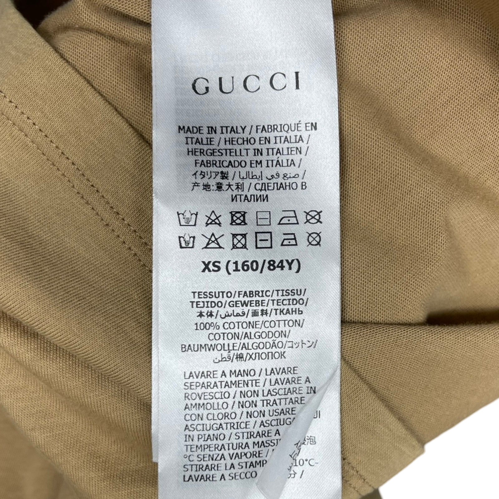 GUCCI × adidas 2022SS Cotton T-Shirt 615044 XJD2V Size XS