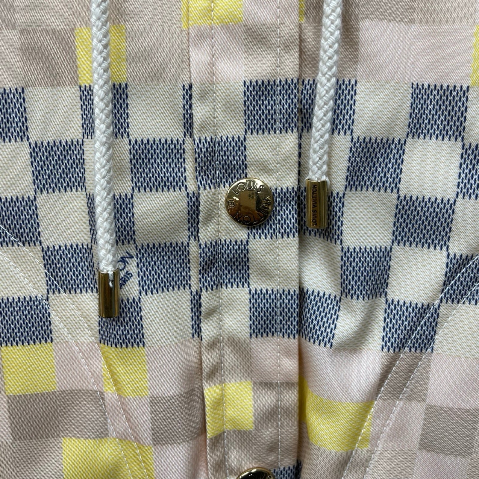 LOUIS VUITTON 2022SS Damier Pattern Parka Jacket 1AA82W Size 38