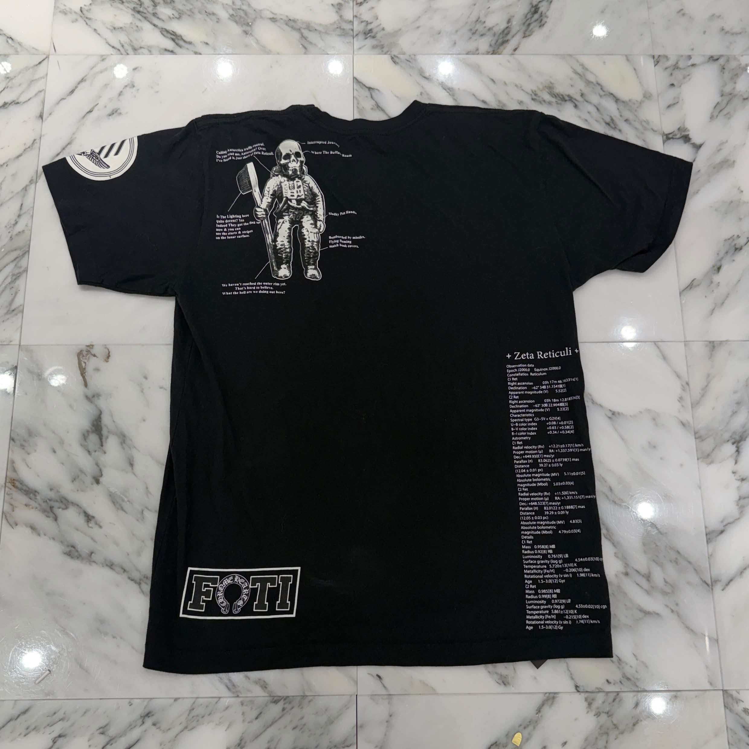 CHROME HEARTS 2022SS JOE FOTI Limited Exhibition Graphic Print Tee Size L クロムハーツ ジョーフォティ リミテッド エキシビジョン グラフィック プリント Tシャツ サイズL