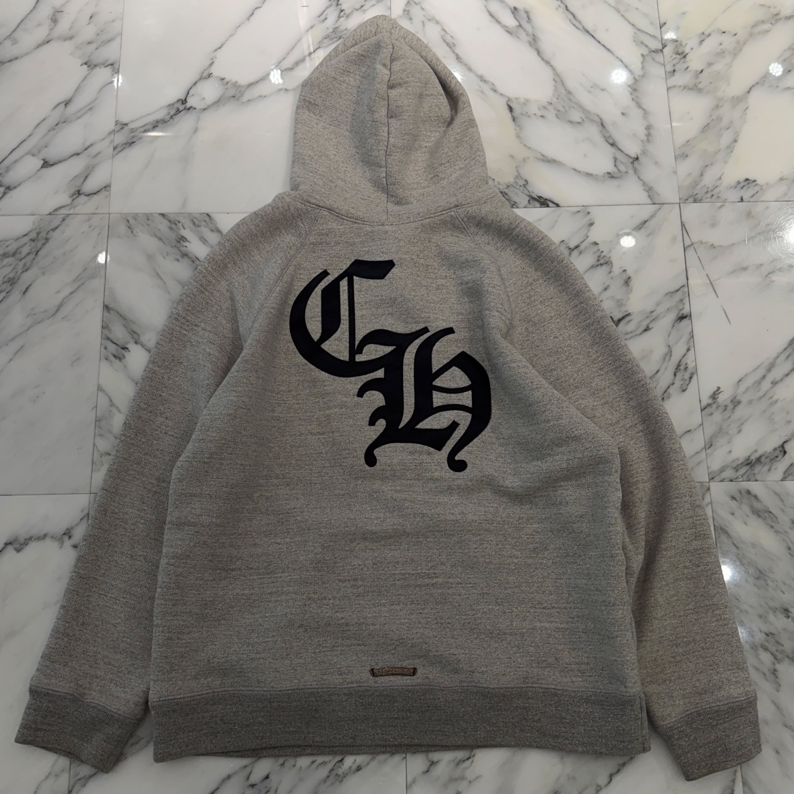 CHROME HEARTS 2025SS Y NOT Cemetery Cross Applique Embroidery Pullover Hoodie Size XL クロムハーツ ワイノット セメタリークロス アップリケ刺繡 プルオーバーフーディ サイズXL