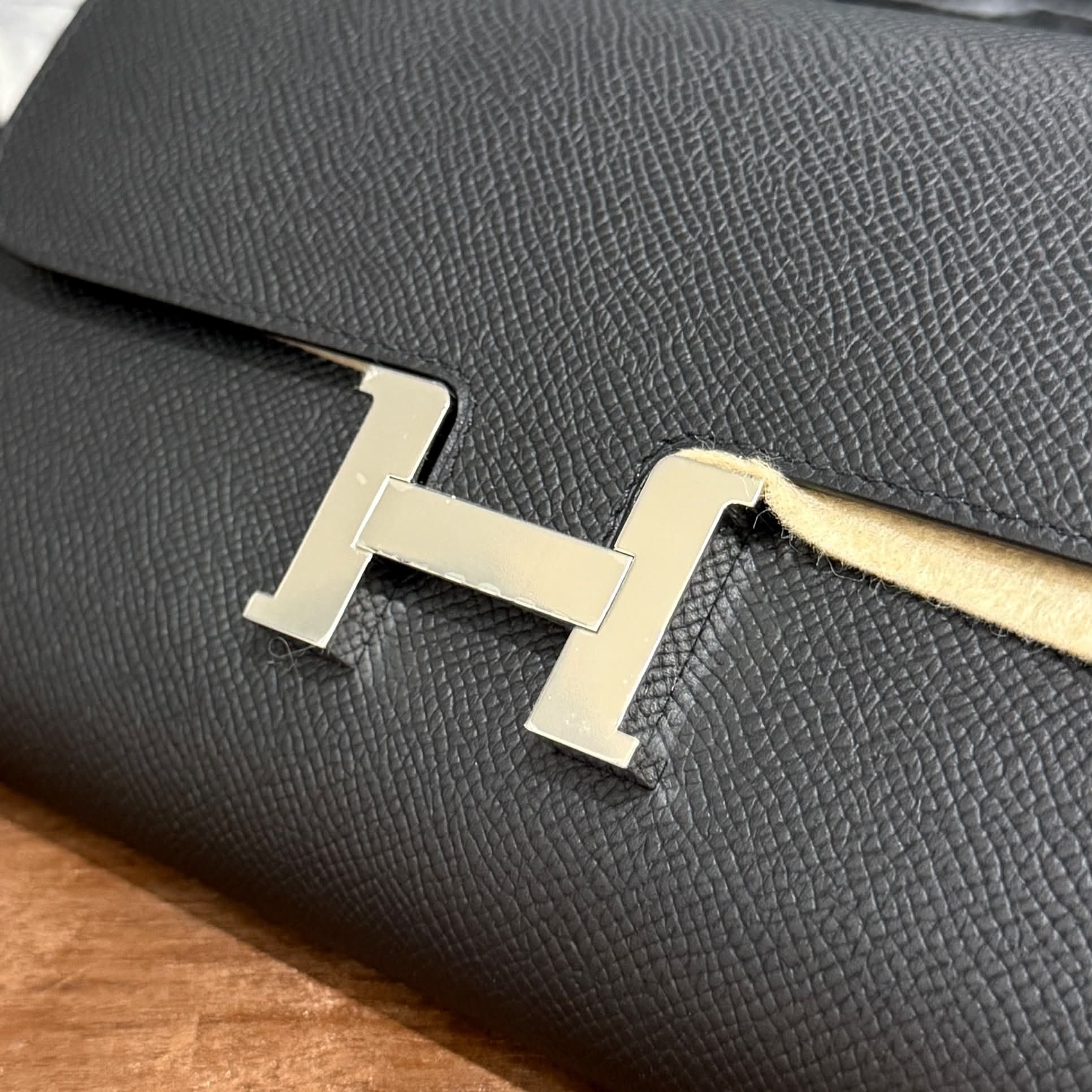 HERMES Constance To Go "NOIR" Leather Long Wallet K刻印 エルメス コンスタンス トゥ ゴー "ノワール" レザーロングウォレット K刻印