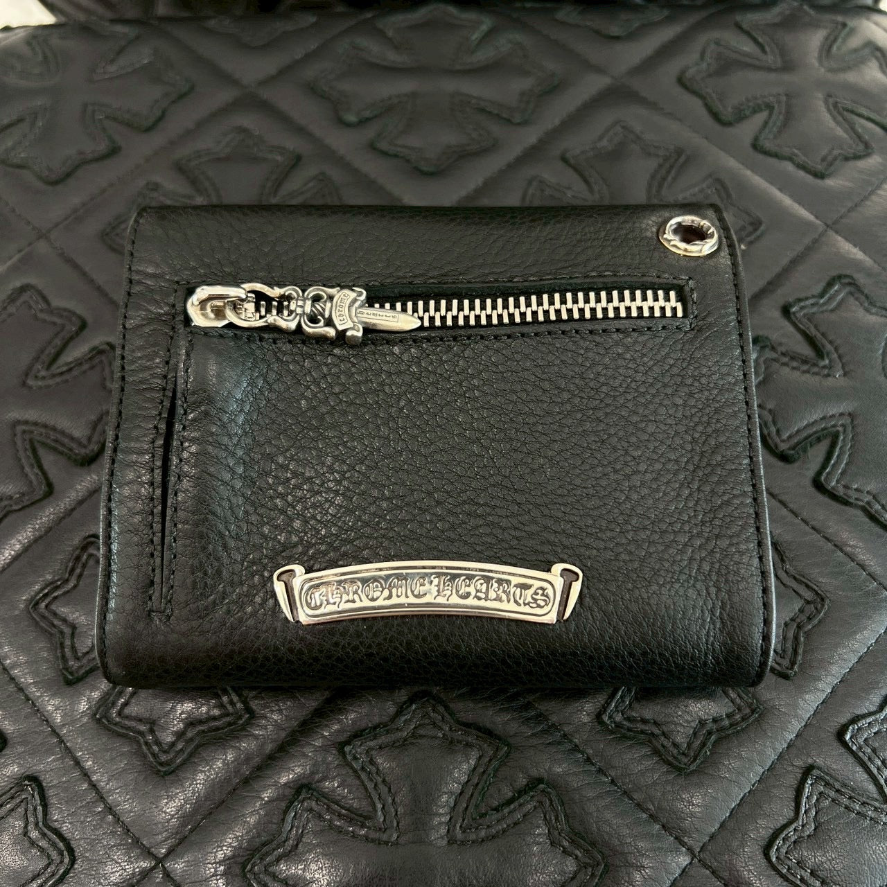 CHROME HEARTS Wave Mini Cross Ball Wallet クロムハーツ ウェーブ ミニ クロスボール ウォレット