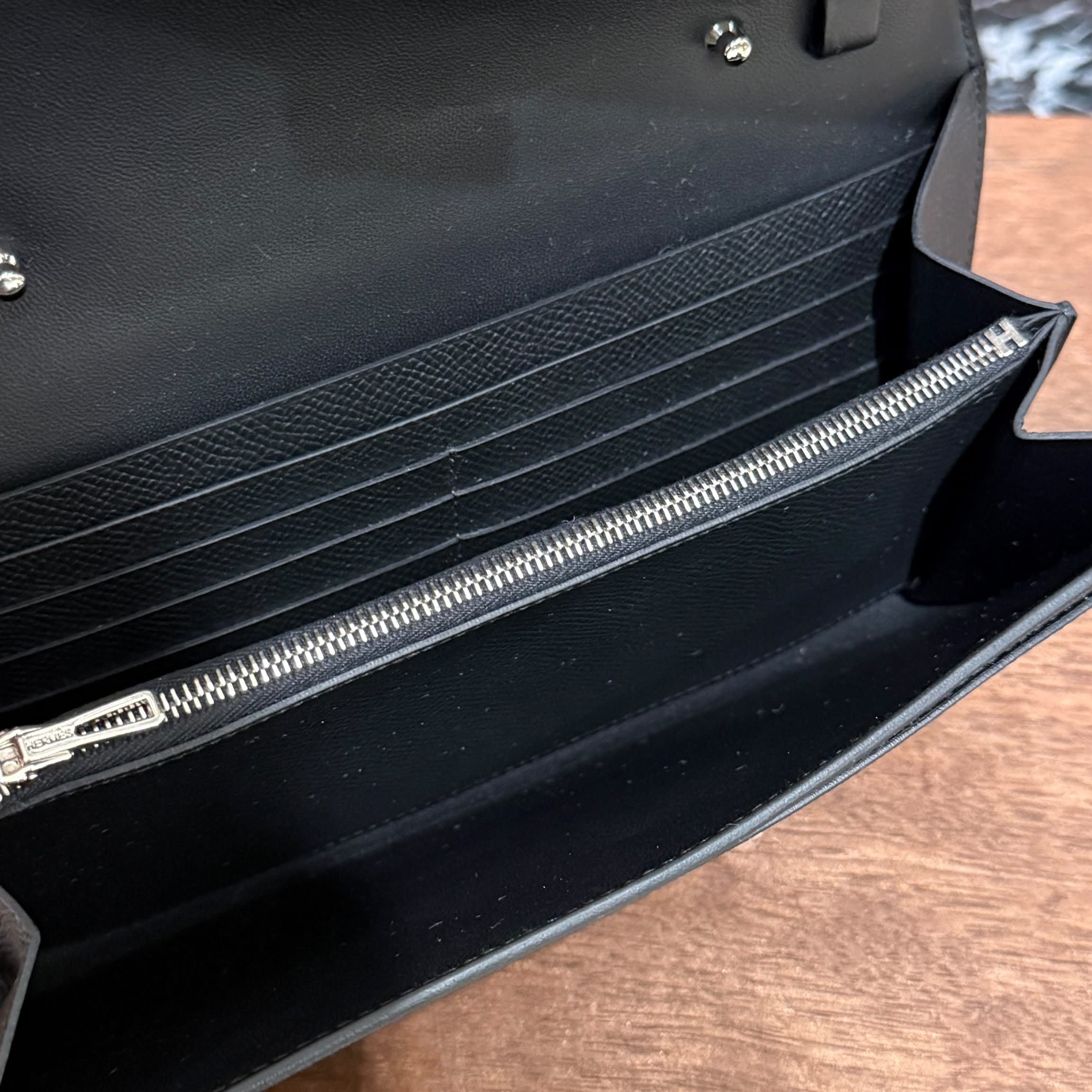 HERMES Constance To Go "NOIR" Leather Long Wallet K刻印 エルメス コンスタンス トゥ ゴー "ノワール" レザーロングウォレット K刻印
