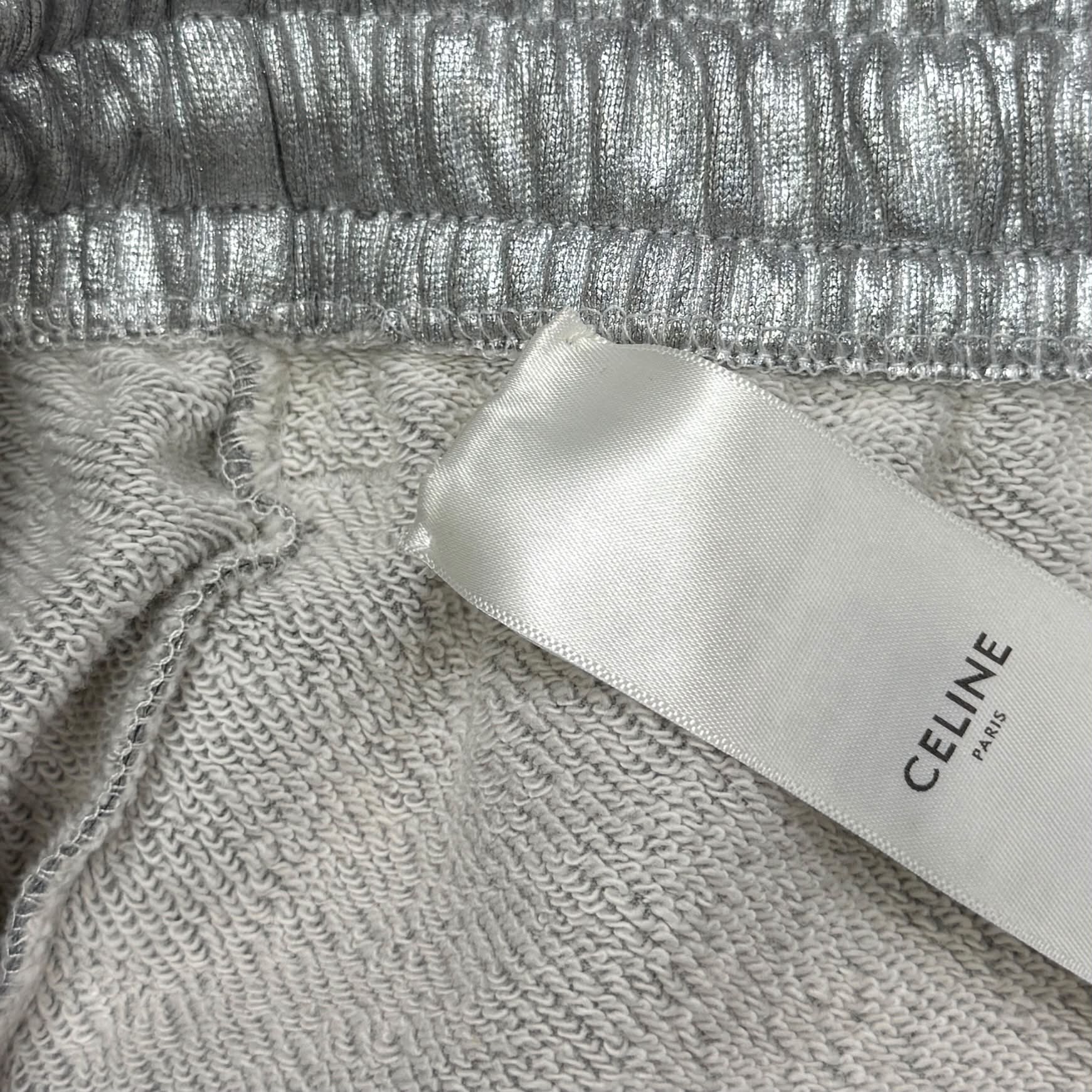 CELINE 2021SS Logo Embroidery Sweat Long Pants 2Z031684O セリーヌ ロゴ刺繍 スウェットロングパンツ