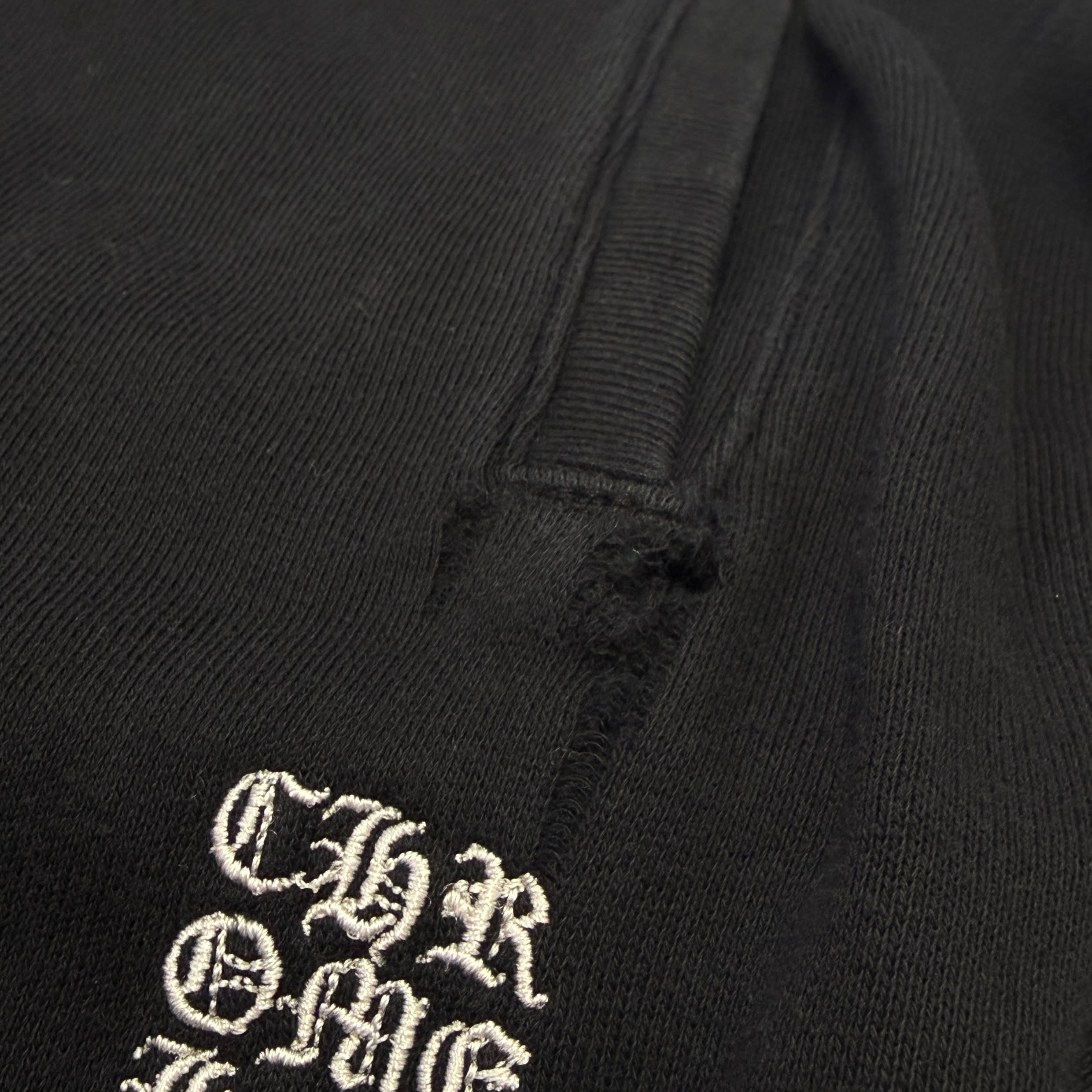 CHROME HEARTS Y NOT Vertical Logo CH Cross Embroidery Sweat Pants Size L クロムハーツ ワイノットバーティカルロゴ CHクロス刺繍 スウェットパンツ サイズL