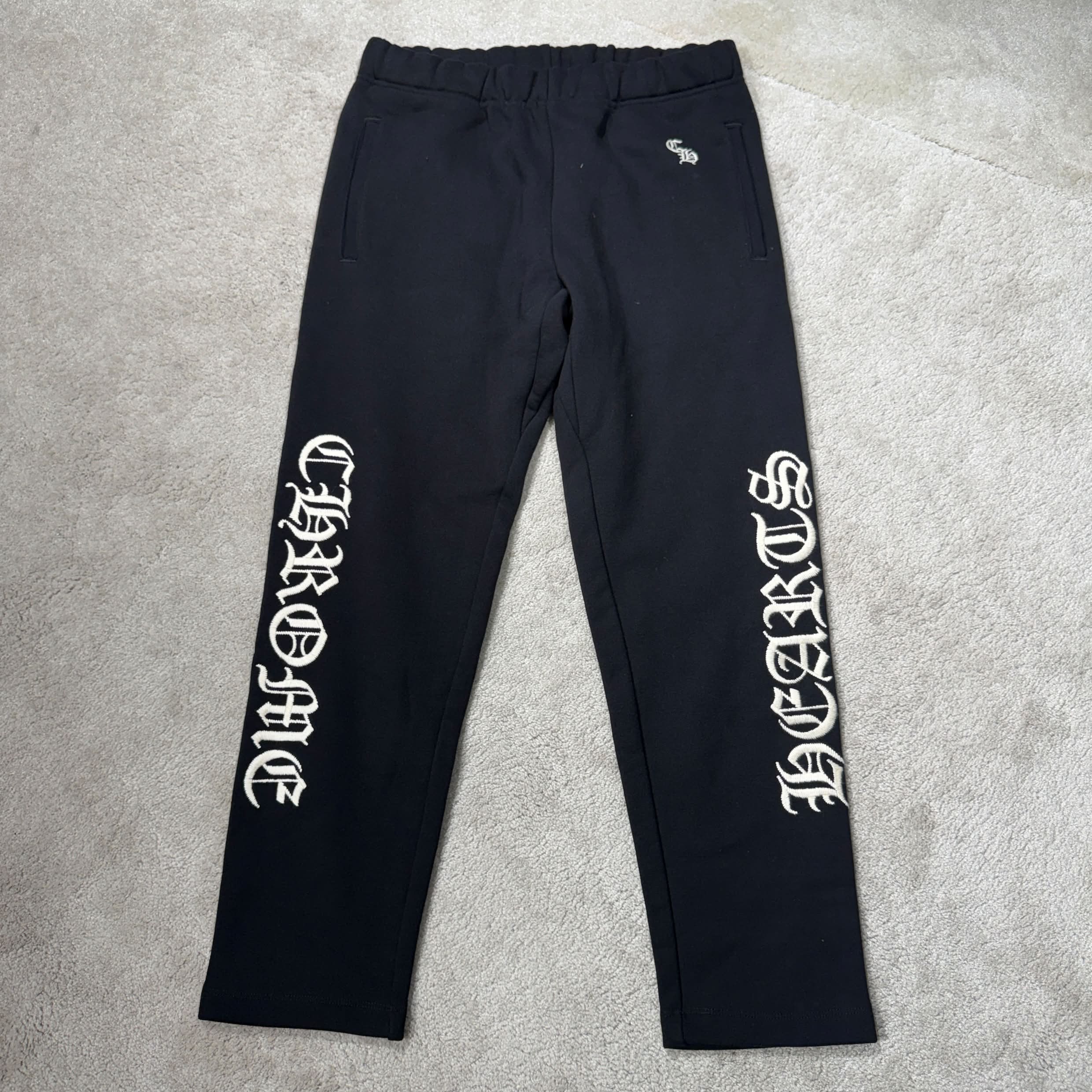 CHROME HEARTS Y NOT SLO RIDE LOGO SWEAT LONG PANTS Size M クロムハーツ ワイノット スローライド ロゴ刺繍 スウェットロングパンツ サイズM