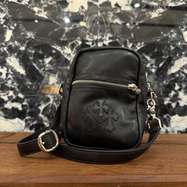 CHROME HEARTS TAKAMINI 3 Cemetery Cross Patch Shoulder Bag クロムハーツ タカミニ 3セメタリークロスパッチ ショルダーバッグ