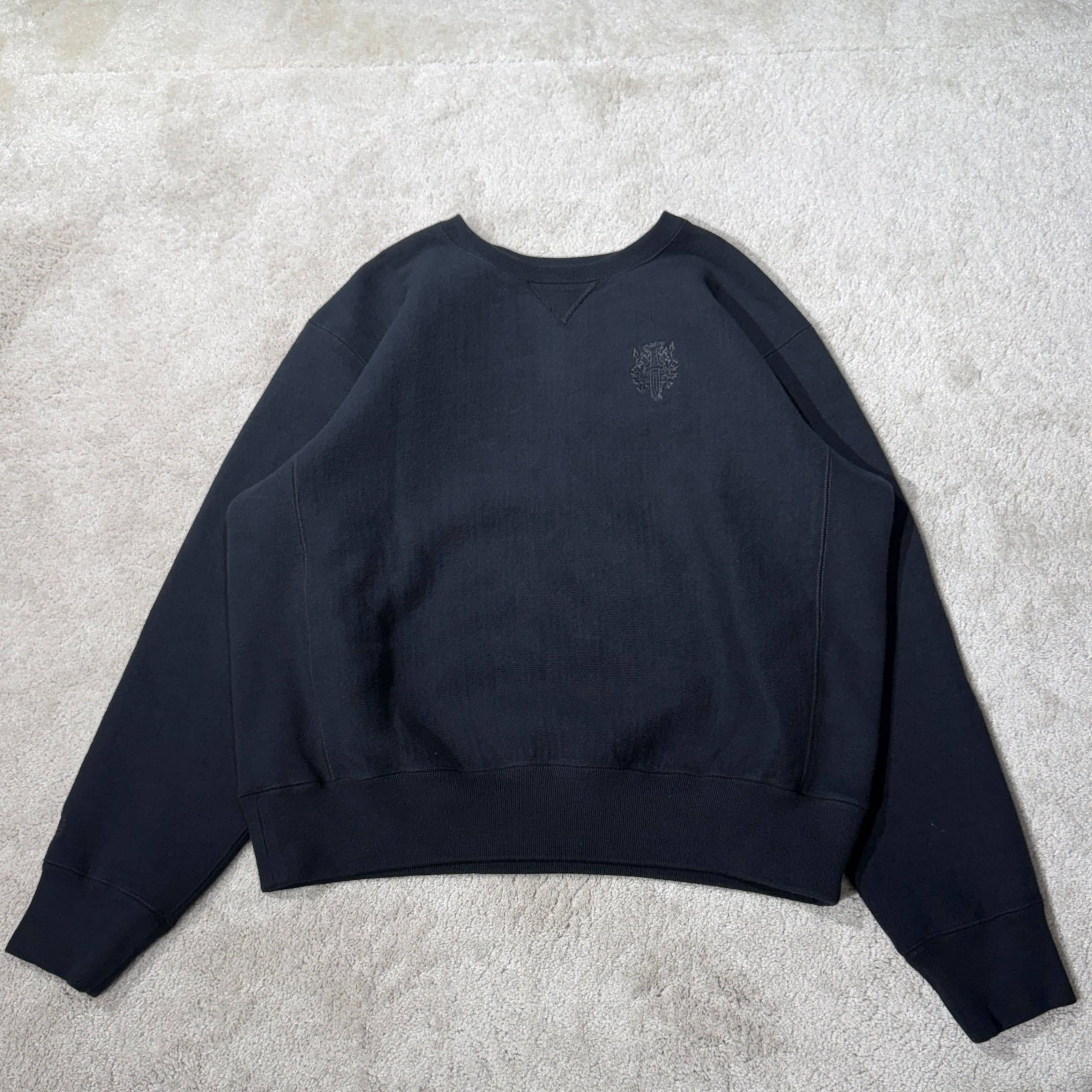 CHROME HEARTS Y NOT Vine Dagger Logo Embroidery Sweat Shirt Size L クロムハーツ ワイノット ヴァインダガー ロゴ刺繍 スウェットシャツ サイズL