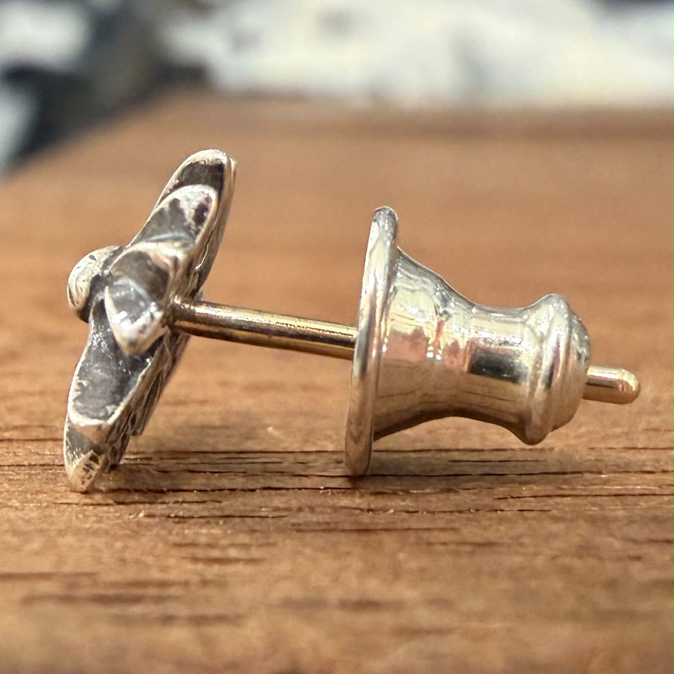 CHROME HEARTS CH Plus Cross Stud Earring クロムハーツ CHプラス クロス スタッズ イヤリング ピアス