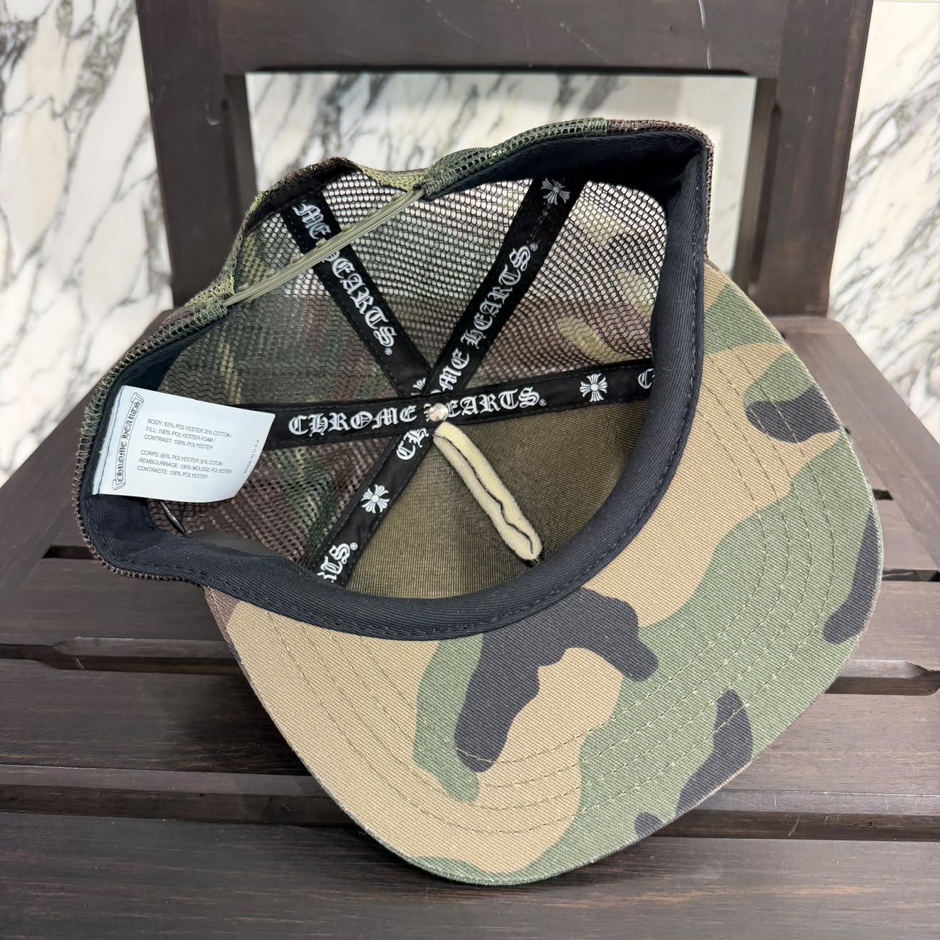 CHROME HEARTS Hollywood Limited Camo Mesh Trucker Cap Size ONE SIZE (51-61) クロムハーツ ハリウッド限定 カモメッシュ トラッカーキャップ サイズONE SIZE (51-61)