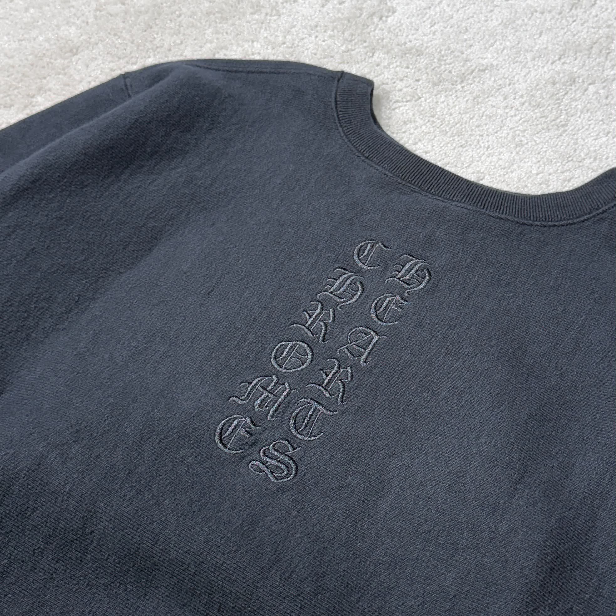 CHROME HEARTS Y NOT Vine Dagger Logo Embroidery Sweat Shirt Size L クロムハーツ ワイノット ヴァインダガー ロゴ刺繍 スウェットシャツ サイズL