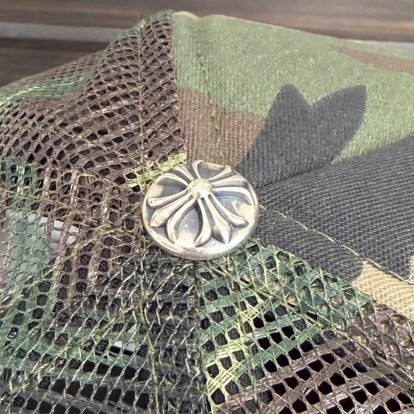 CHROME HEARTS Hollywood Limited Camo Mesh Trucker Cap Size ONE SIZE (51-61) クロムハーツ ハリウッド限定 カモメッシュ トラッカーキャップ サイズONE SIZE (51-61)