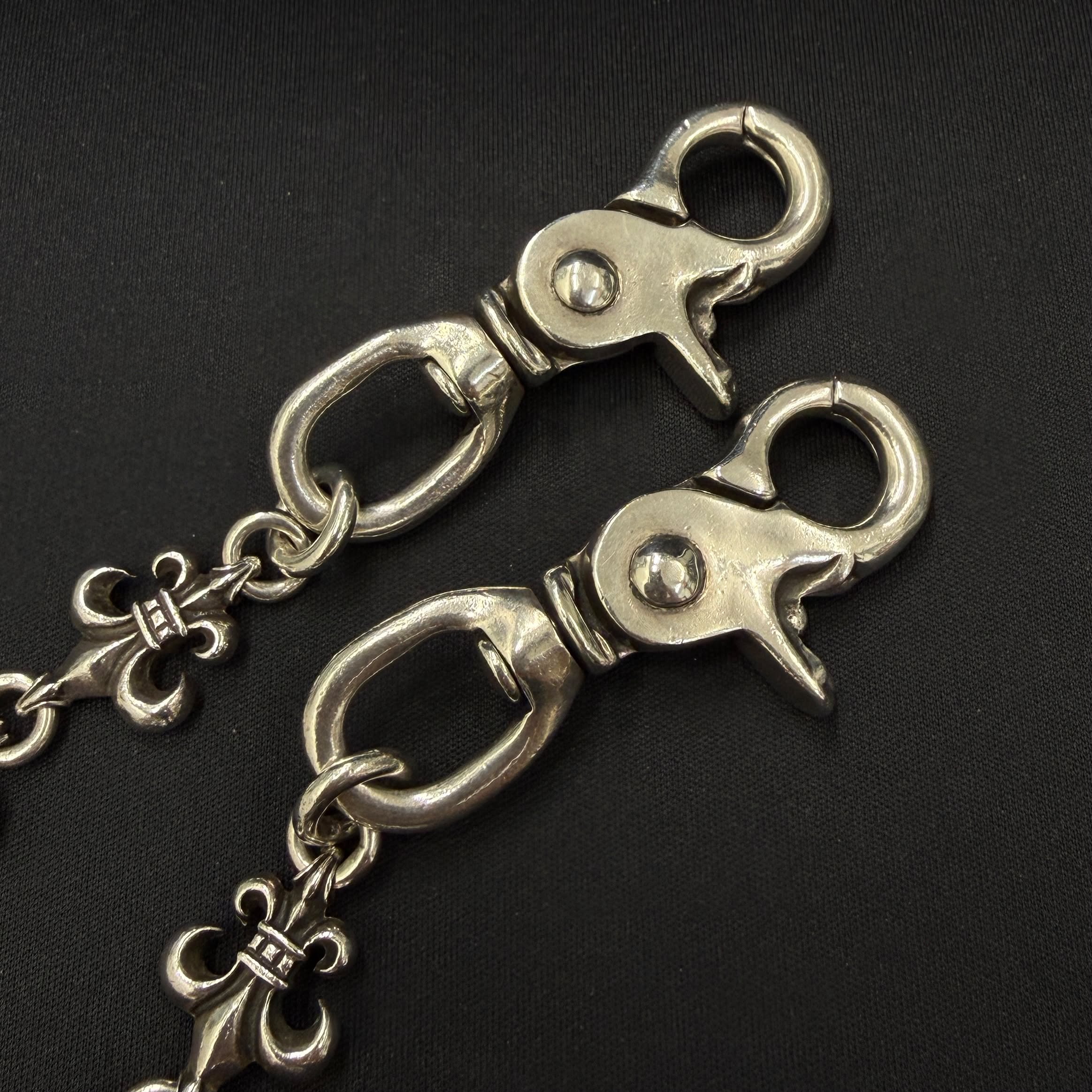 CHROME HEARTS 2CLIP BS Flare VINY Heart Wallet Chain クロムハーツ 2クリップ BSフレア ヴィニーハート ウォレットチェーン