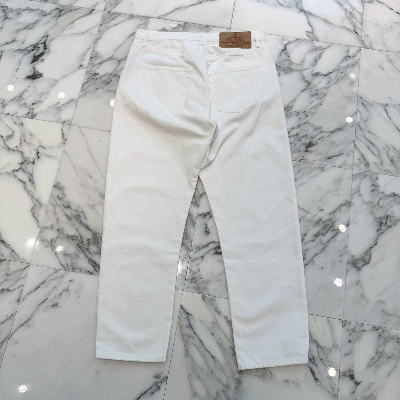 PRADA 2023SS Triangle Logo Plate Denim Pants GEB227 S231 12PA Size 30 プラダ トライアングルロゴプレート デニムパンツ サイズ30