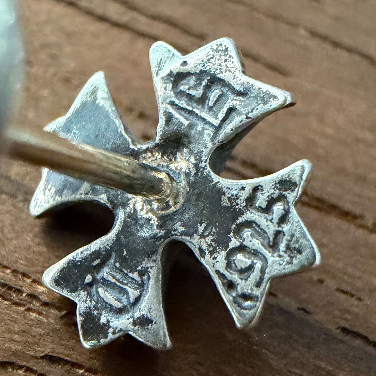 CHROME HEARTS CH Plus Cross Stud Earring クロムハーツ CHプラス クロス スタッズ イヤリング ピアス