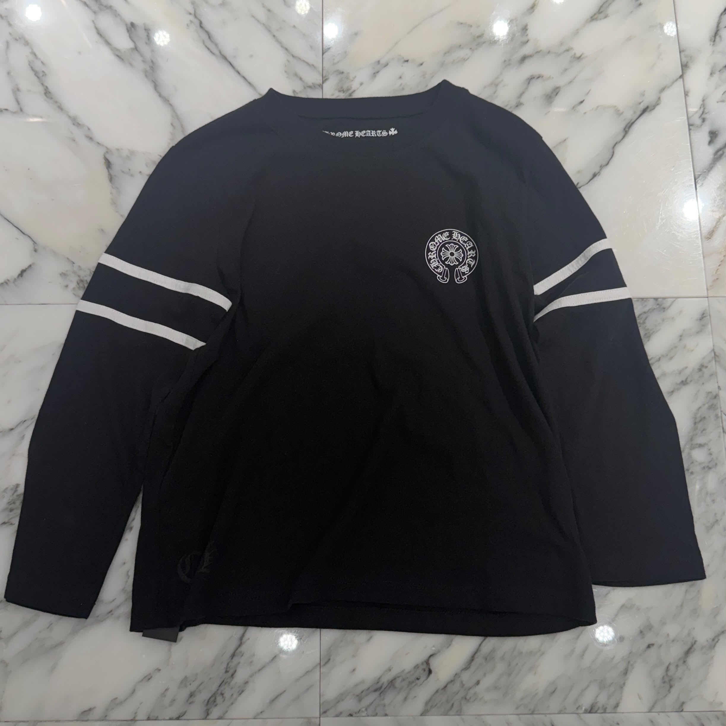 CHROME HEARTS 33 Horseshoe Print Long Sleeve Tee Size S クロムハーツ 33 ホースシュー プリント ロングスリーブＴシャツ サイズS