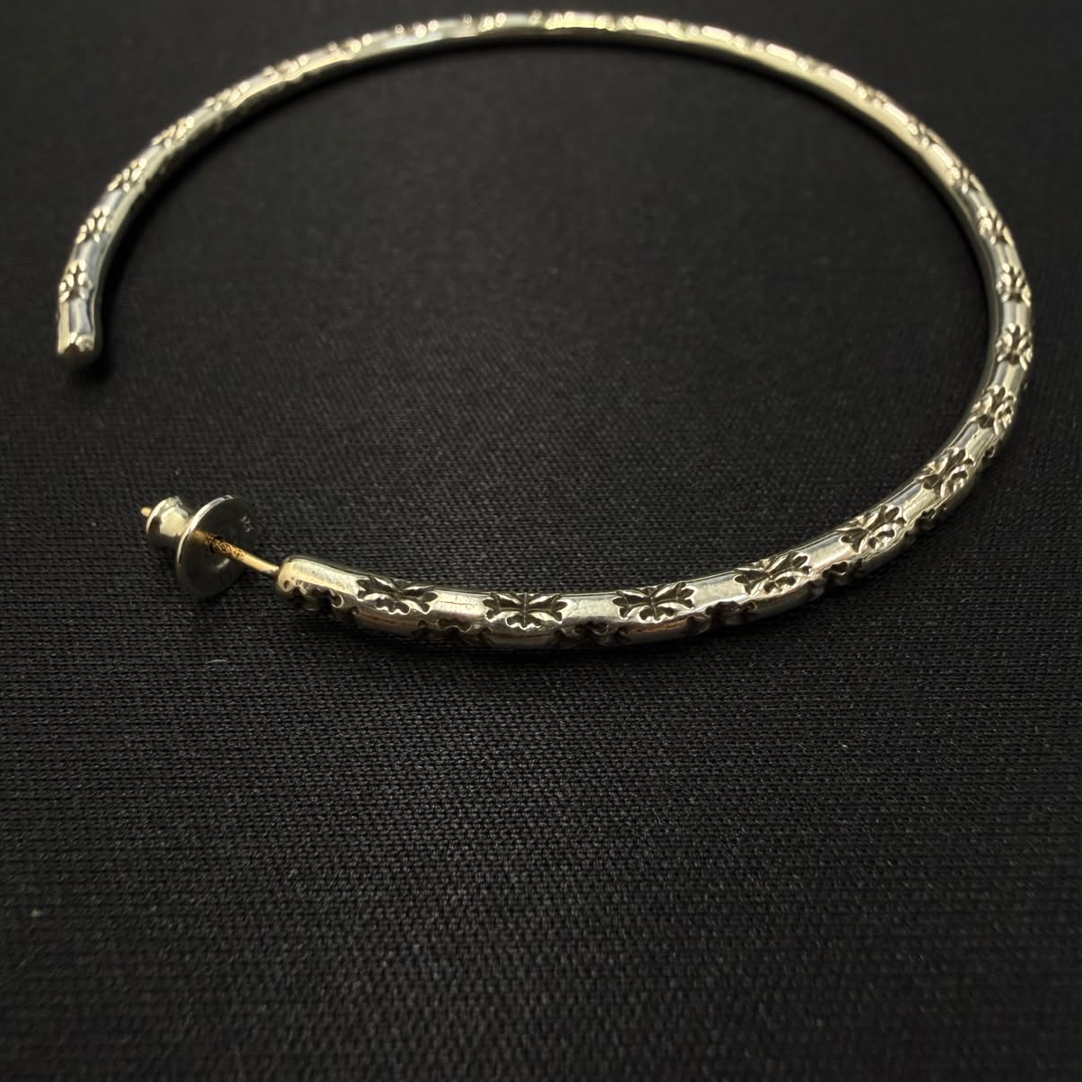 CHROME HEARTS Hoop Tiny E Earring クロムハーツ フープ タイニーE イヤリング ピアス