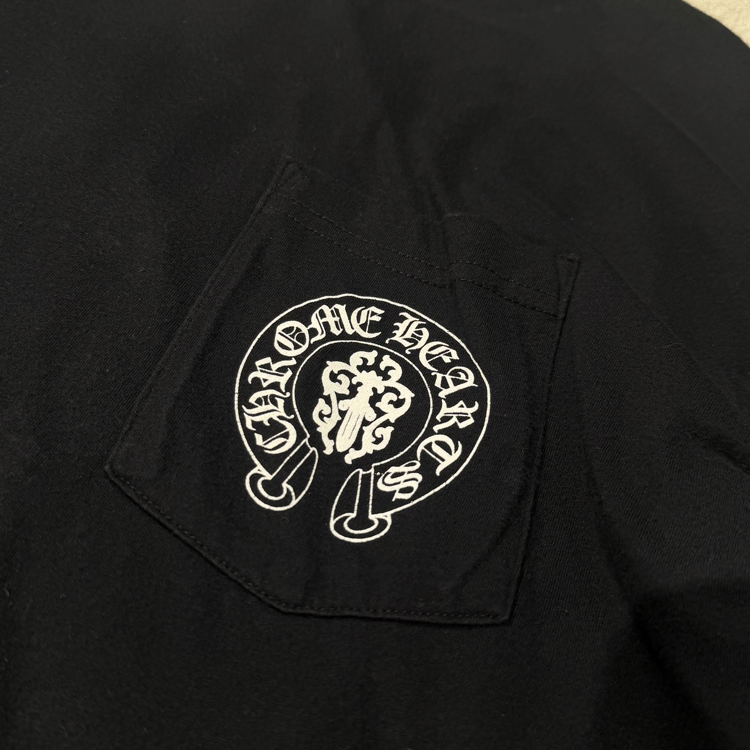 CHROME HEARTS Back American Flag Triple Cross Print Tee Size XL クロムハーツ バック アメリカンフラッグ トリプルクロス プリント Tシャツ サイズXL