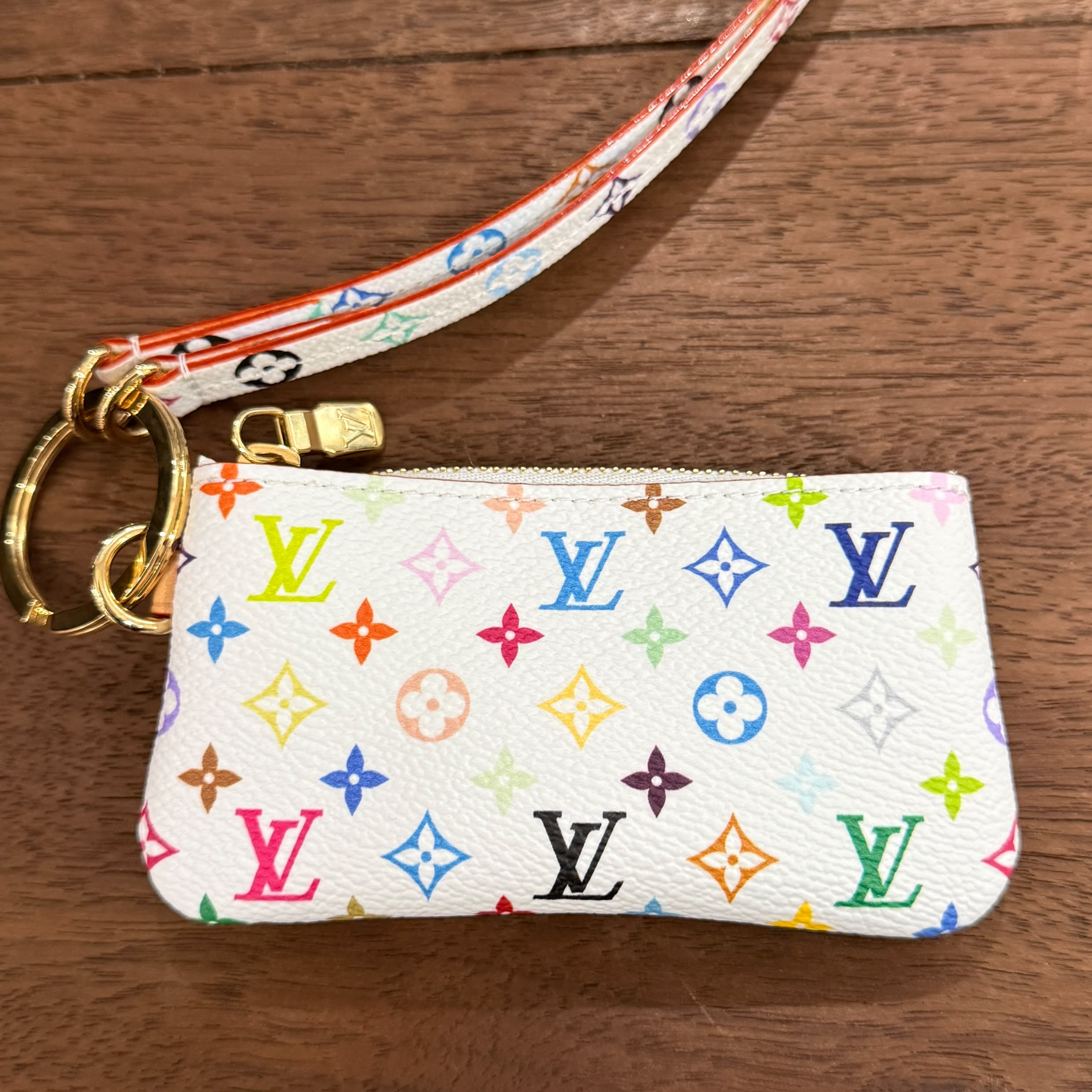 LOUIS VUITTON × Takashi Murakami 2025SS Multicolor Monogram Phone Pouch M14099 ルイヴィトン×村上隆 マルチカラー モノグラム フォンポーチ