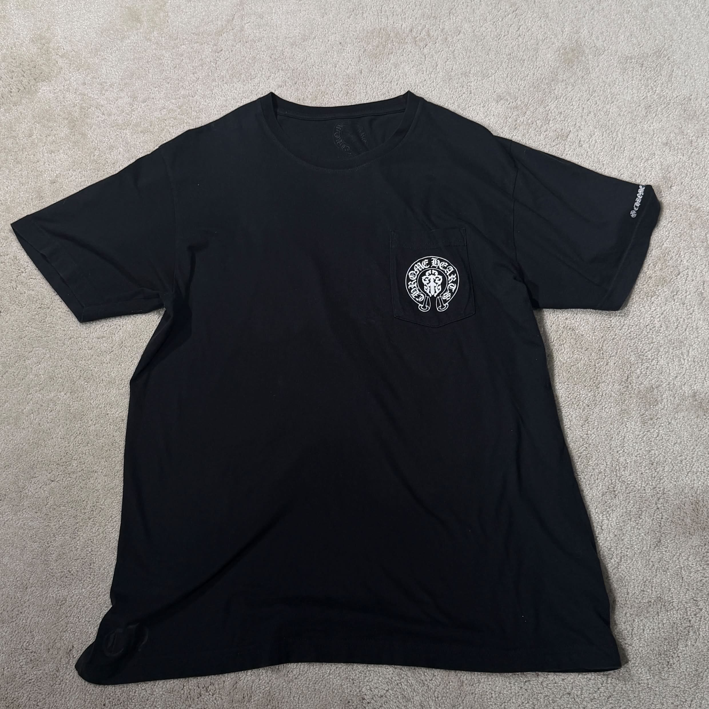 CHROME HEARTS Back American Flag Triple Cross Print Tee Size XL クロムハーツ バック アメリカンフラッグ トリプルクロス プリント Tシャツ サイズXL