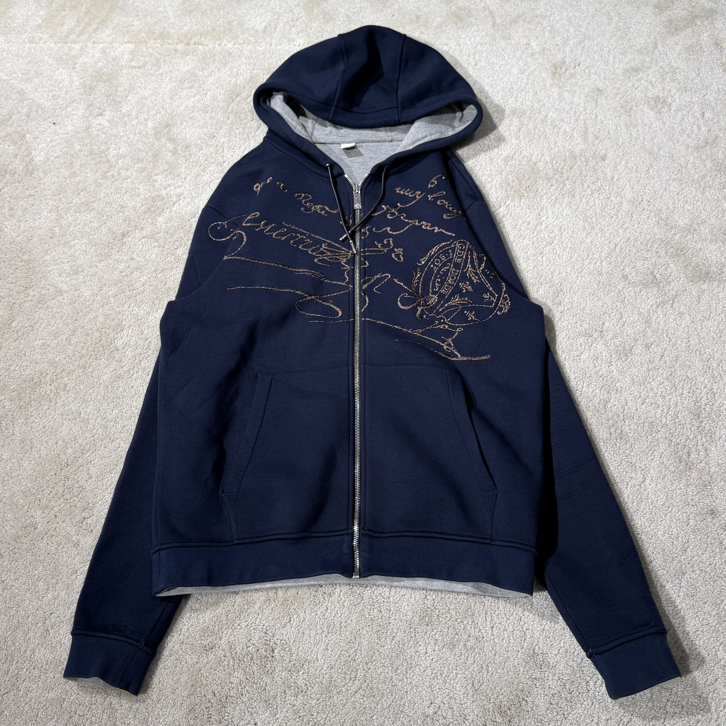Berluti Calligraphy Embroidered Set Up R23JZL27JAFD R23JTL33JAFD Size M/L ベルルッティ カリグラフィー刺繍 セットアップ サイズM/L