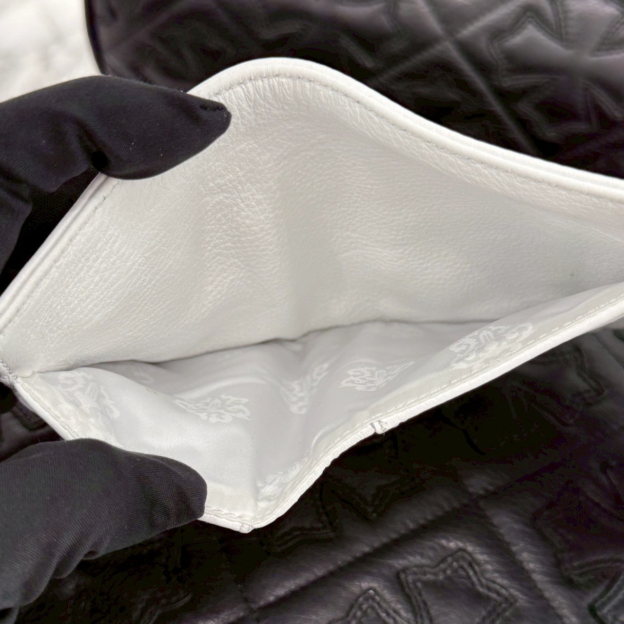 CHROME HEARTS Wave Mini Cross Ball Wallet クロムハーツ ウェイブミニ クロスボール ウォレット