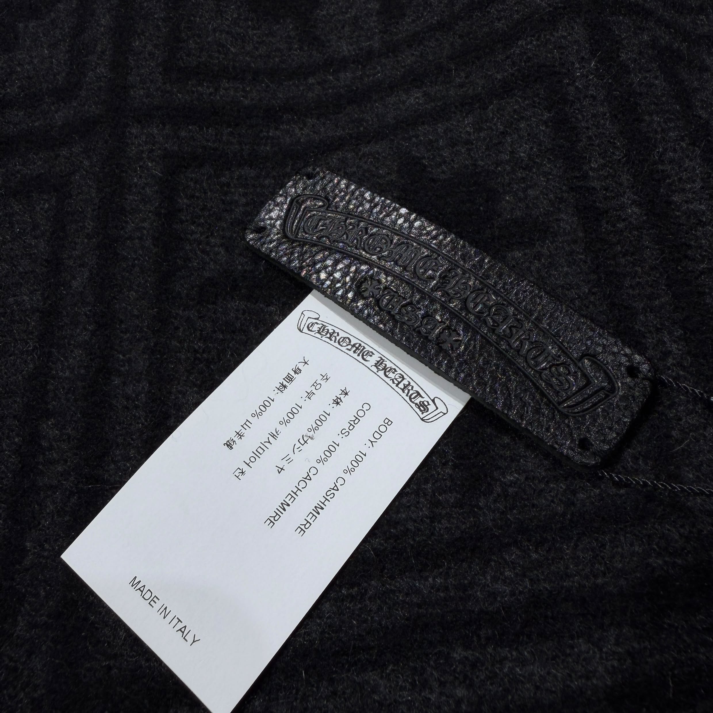 CHROME HEARTS CH Plus All Over Print Cashmere Muffler クロムハーツ CHプラス総柄 カシミヤ マフラー