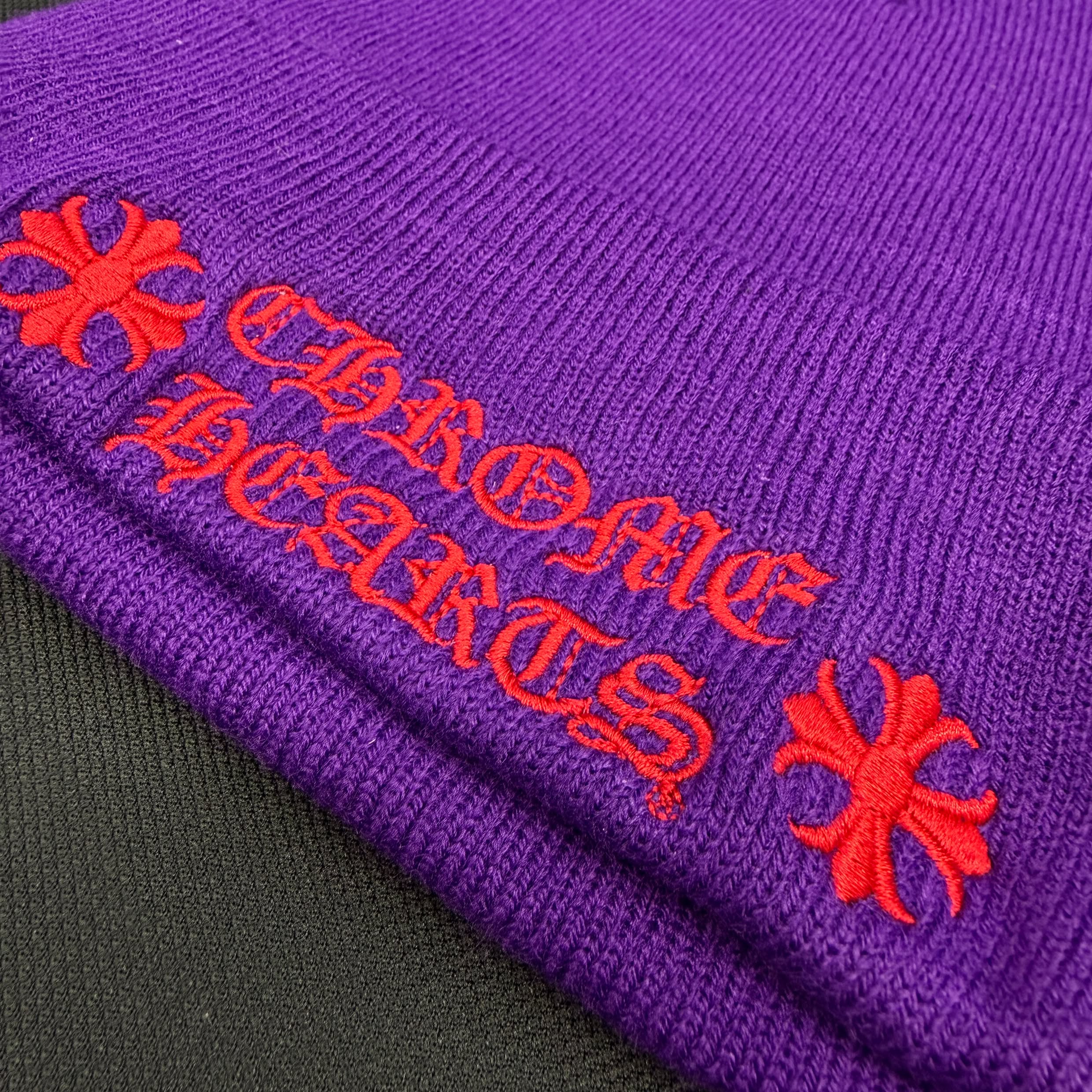 CHROME HEARTS WATCH CAP PURPLE Size ONE SIZE (22cm) クロムハーツ ワッチキャップ パープル サイズONE SIZE (22cm)