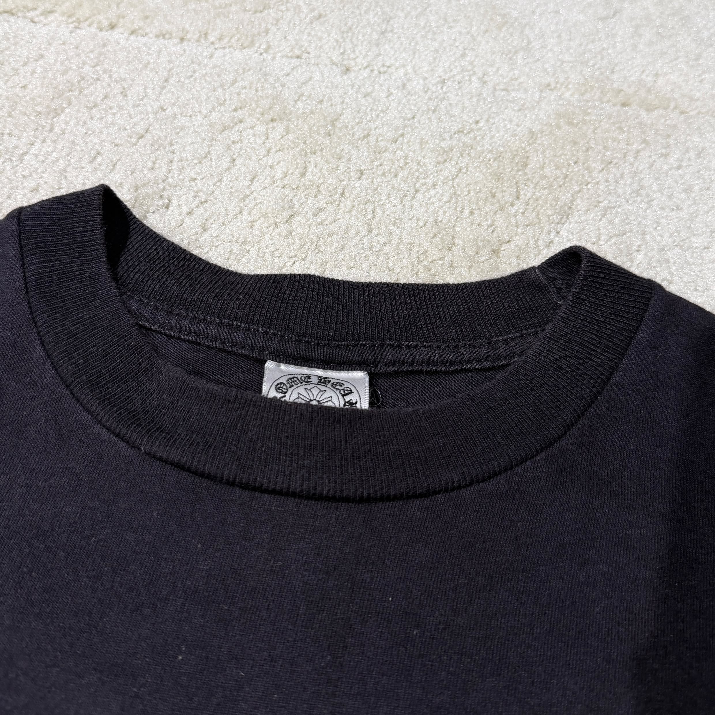 CHROME HEARTS Back Scroll Horseshoe Star Print Tee Size M クロムハーツ バックスクロール ホースシュー スタープリントTシャツ サイズM