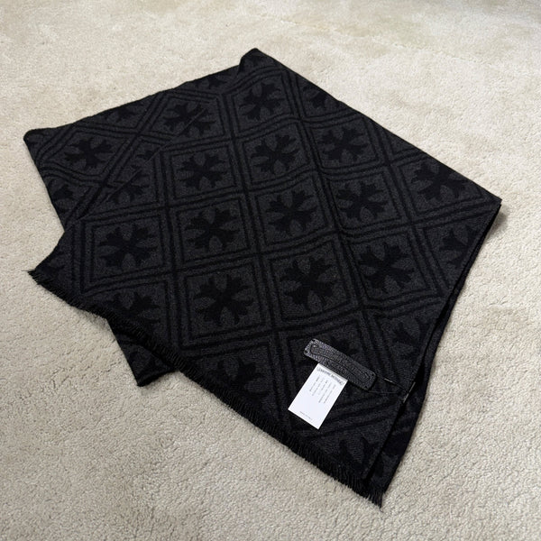 CHROME HEARTS CH Plus All Over Print Cashmere Muffler クロムハーツ CHプラス総柄 カシミヤ マフラー