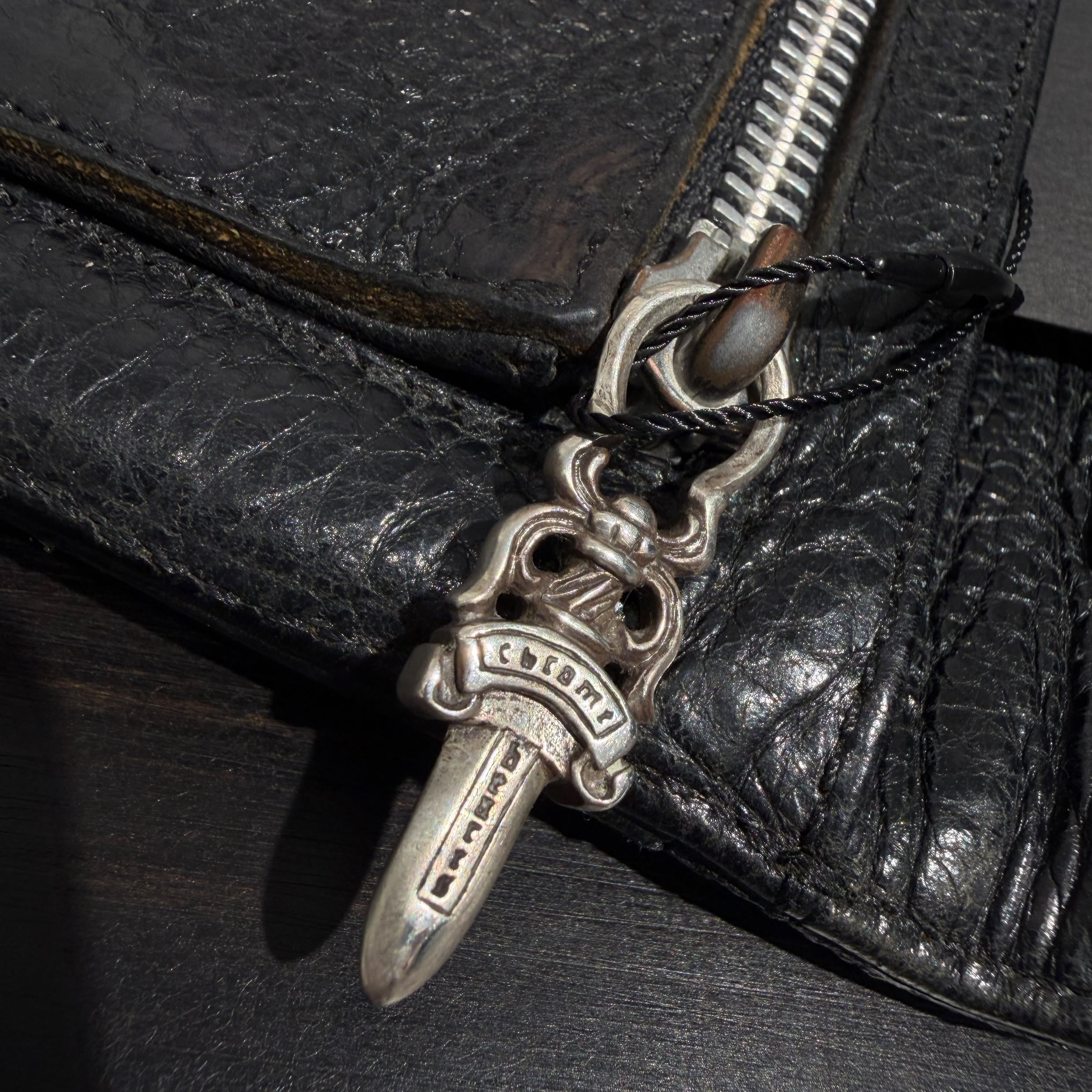 CHROME HEARTS Quilted 3 Snap Silver CH Plus Clutch Wallet クロムハーツ キルティング 3スナップ シルバー CHプラス クラッチ ウォレット