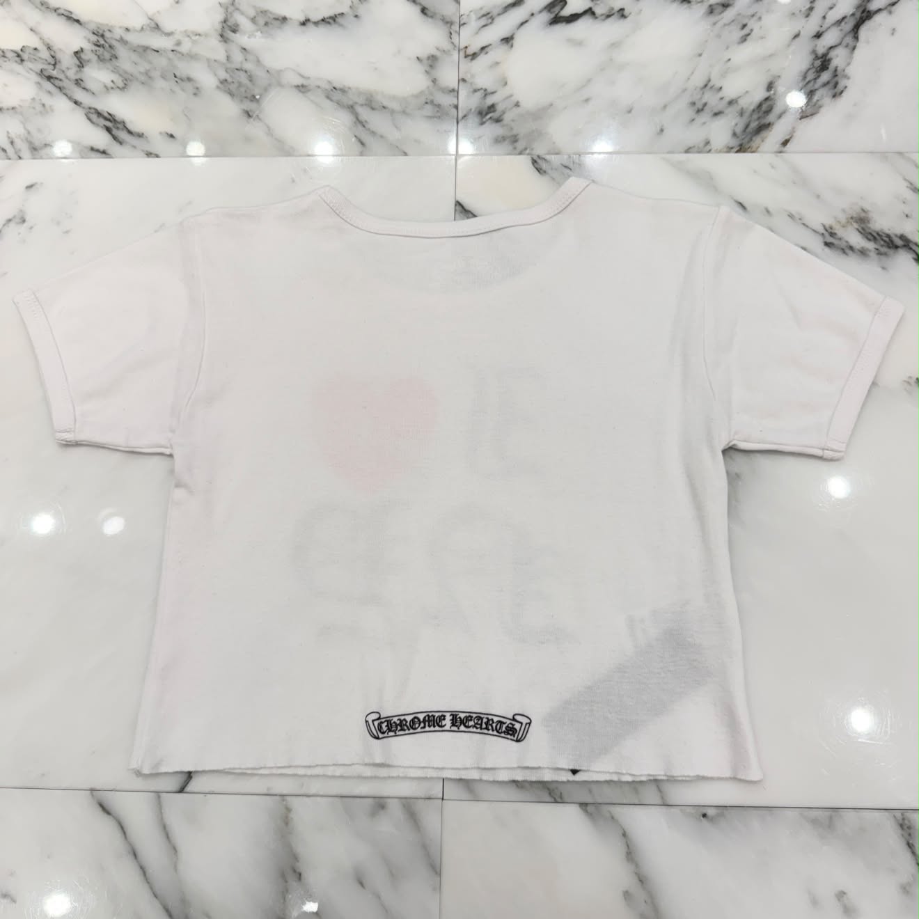 CHROME HEARTS "I Love NY" Cropped Tee Size ONE SIZE (68-112) クロムハーツ "アイ・ラブ・ニューヨーク" クロップドTシャツ サイズONE SIZE (68-112)