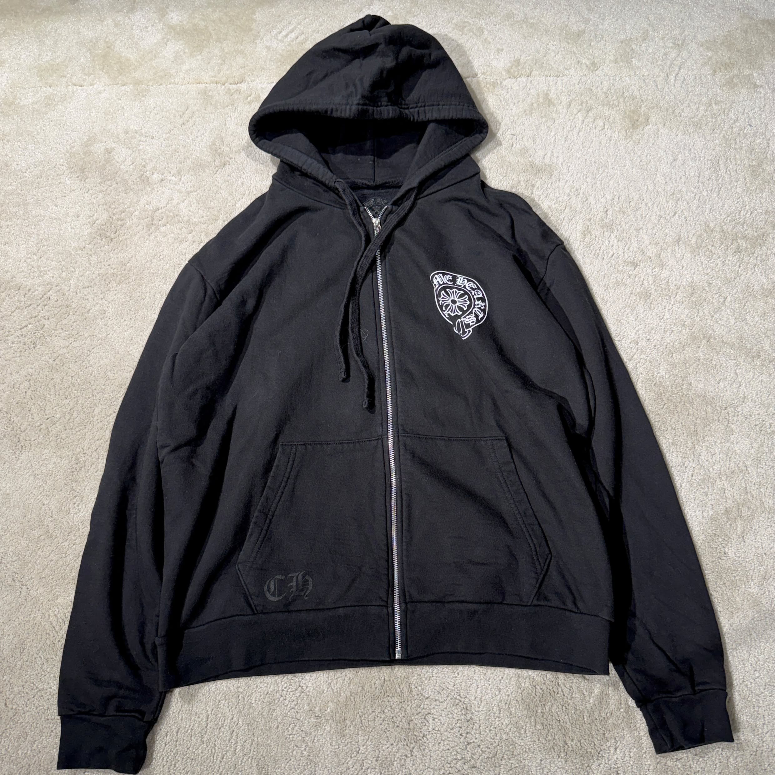 CHROME HEARTS OSAKA Limited Horseshoe Zip Up Hoodie Size L クロムハーツ 大阪限定 ホースシュー ジップアップ フーディ サイズL