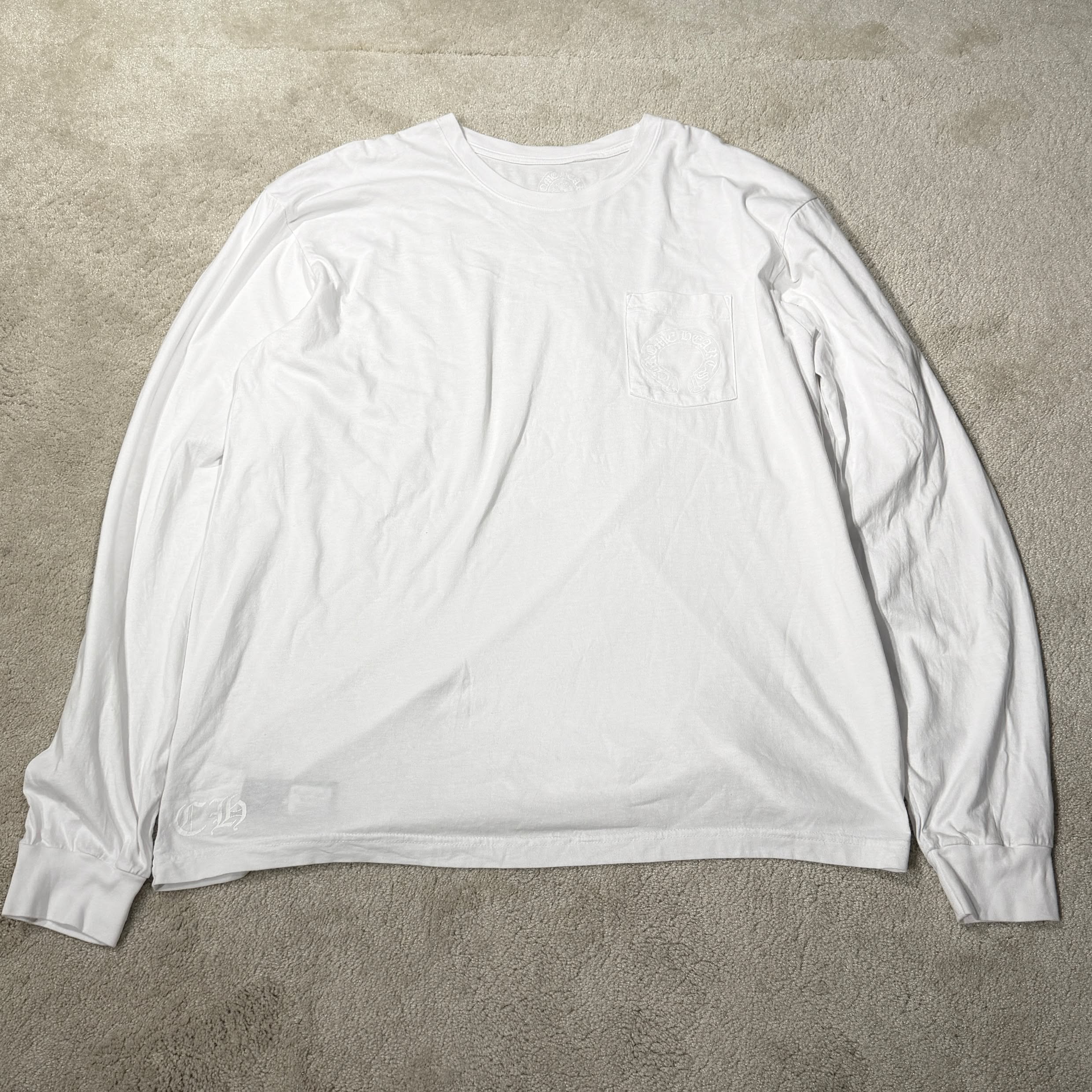 CHROME HEAR 2026SS ONLINE Limited Floral Cross Back Arch Logo USA Long Sleeve Tee Size XXL クロムハーツ オンライン限定 フローラルクロス バックアーチ ロゴ USA ロングスリーブ Tシャツ サイズXXL