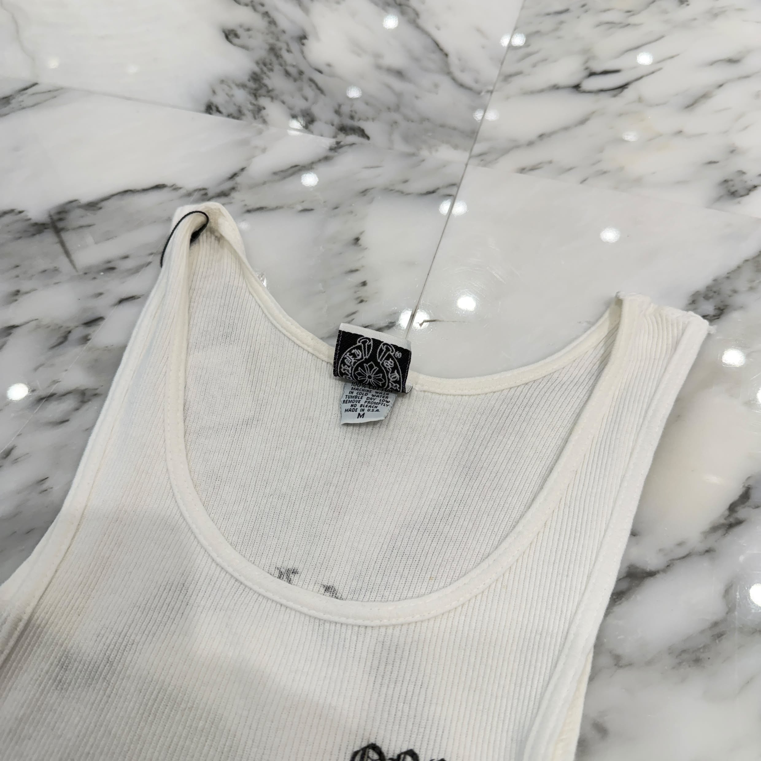 CHROME HEARTS × KYOSUKE HIMURO "ONE NIGHT STAND 1998" Tour Tank Top Size M クロムハーツ × 氷室京介 "ワン ナイト スタンド 1998" ツアー タンクトップ サイズM