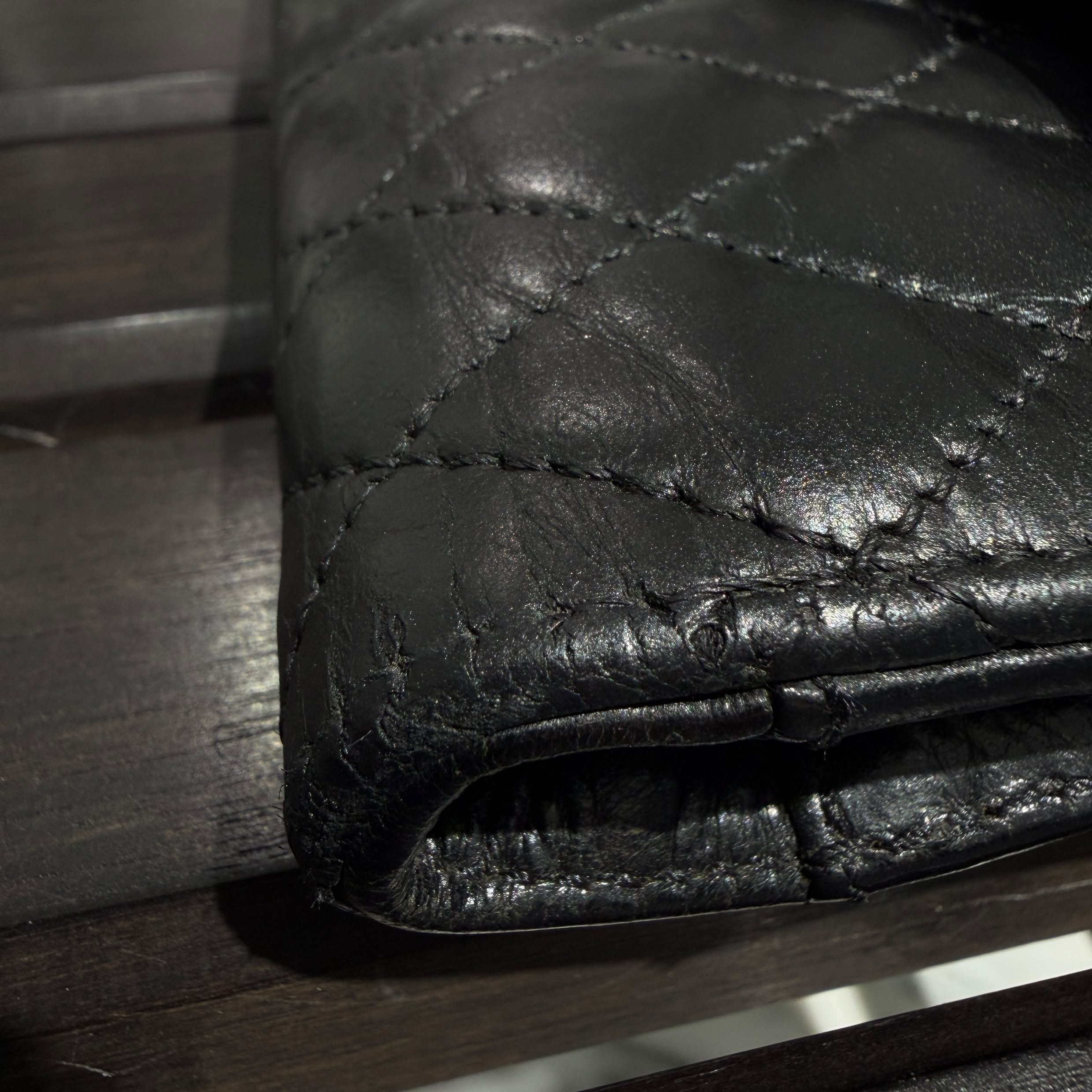 CHROME HEARTS Quilted 3 Snap Silver CH Plus Clutch Wallet クロムハーツ キルティング 3スナップ シルバー CHプラス クラッチ ウォレット