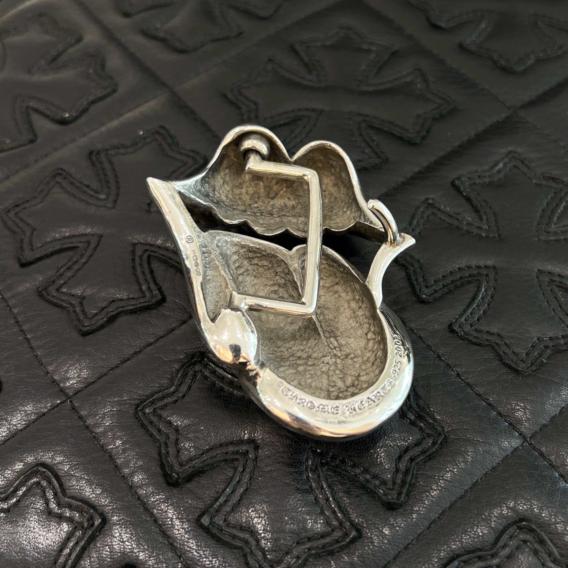 CHROME HEARTS × The Rolling Stones Lip And Tongue Silver Buckle クロムハーツ×ローリングストーンズ リップアンドタン シルバー バックル