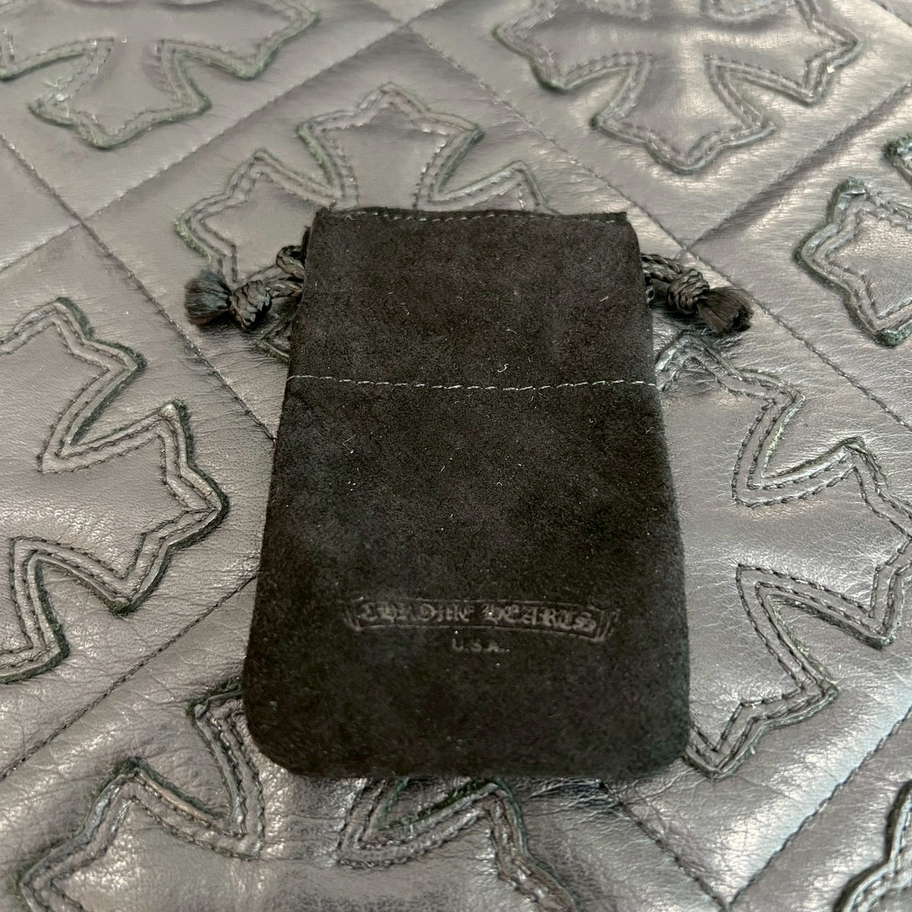 CHROME HEARTS 22K Safety Pin 1 Diamond Roll Chain Necklace Size 18 Inch クロムハーツ 22K セーフティピン 1ダイヤモンド ロールチェーン ネックレス 18インチ